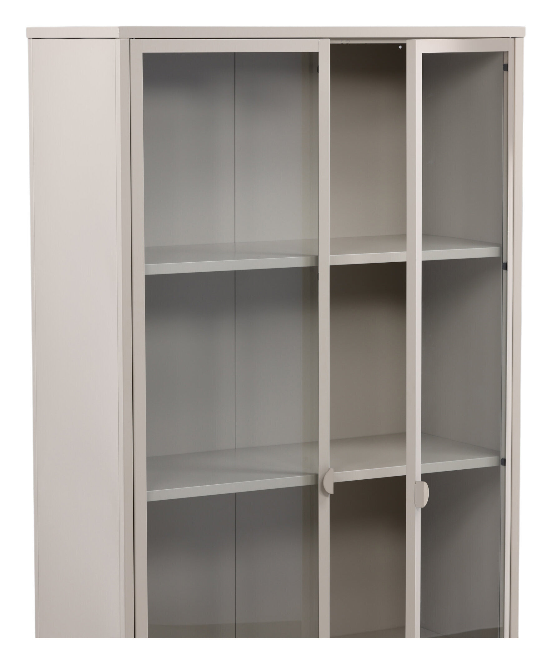Nohr Vitrinekast 'Danyella' 190 x 90cm, kleur Beige