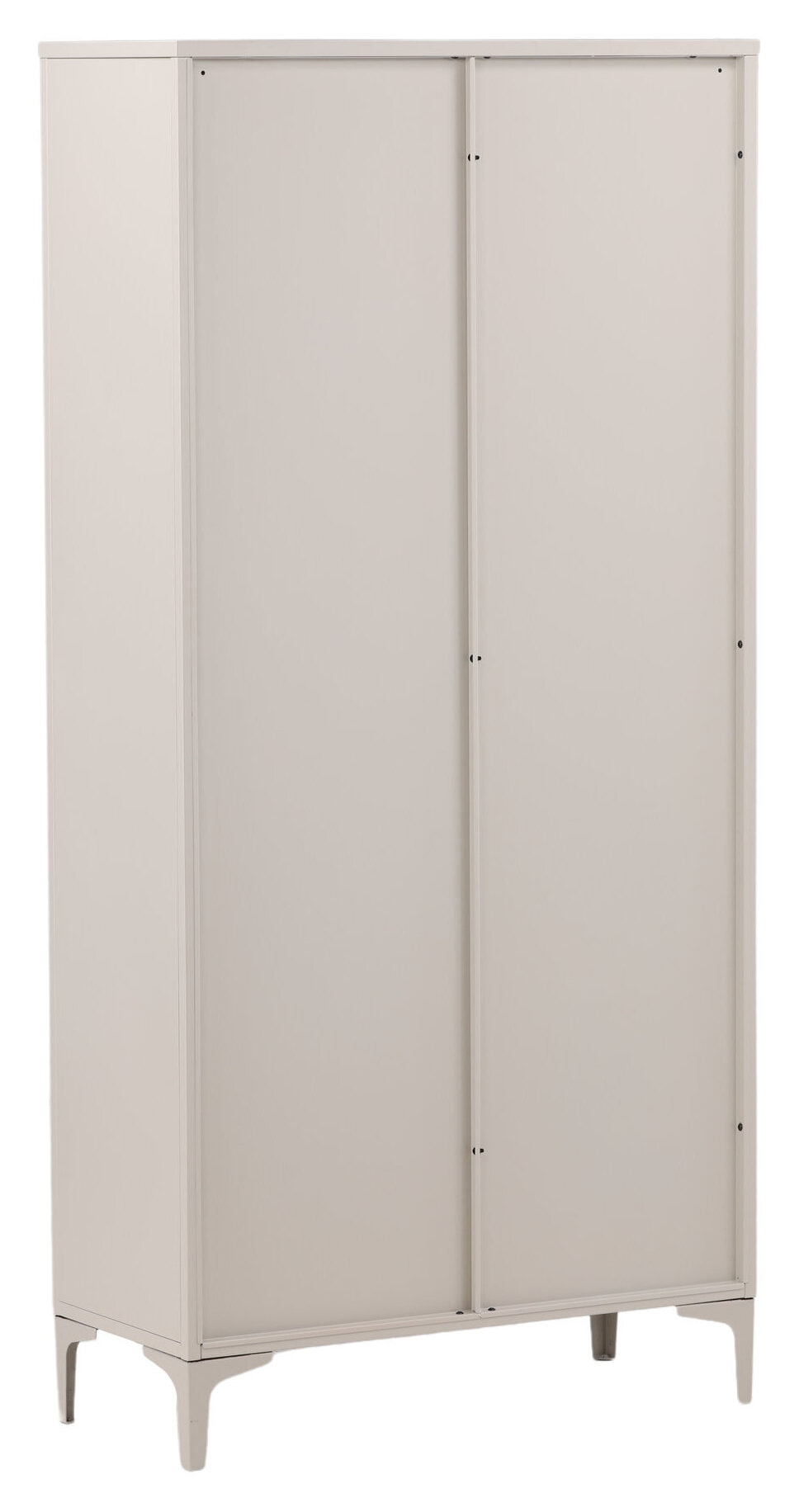 Nohr Vitrinekast 'Danyella' 190 x 90cm, kleur Beige