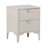 Nohr Nachtkastje 'Danyella' Met 2 laden, Metaal, kleur Beige