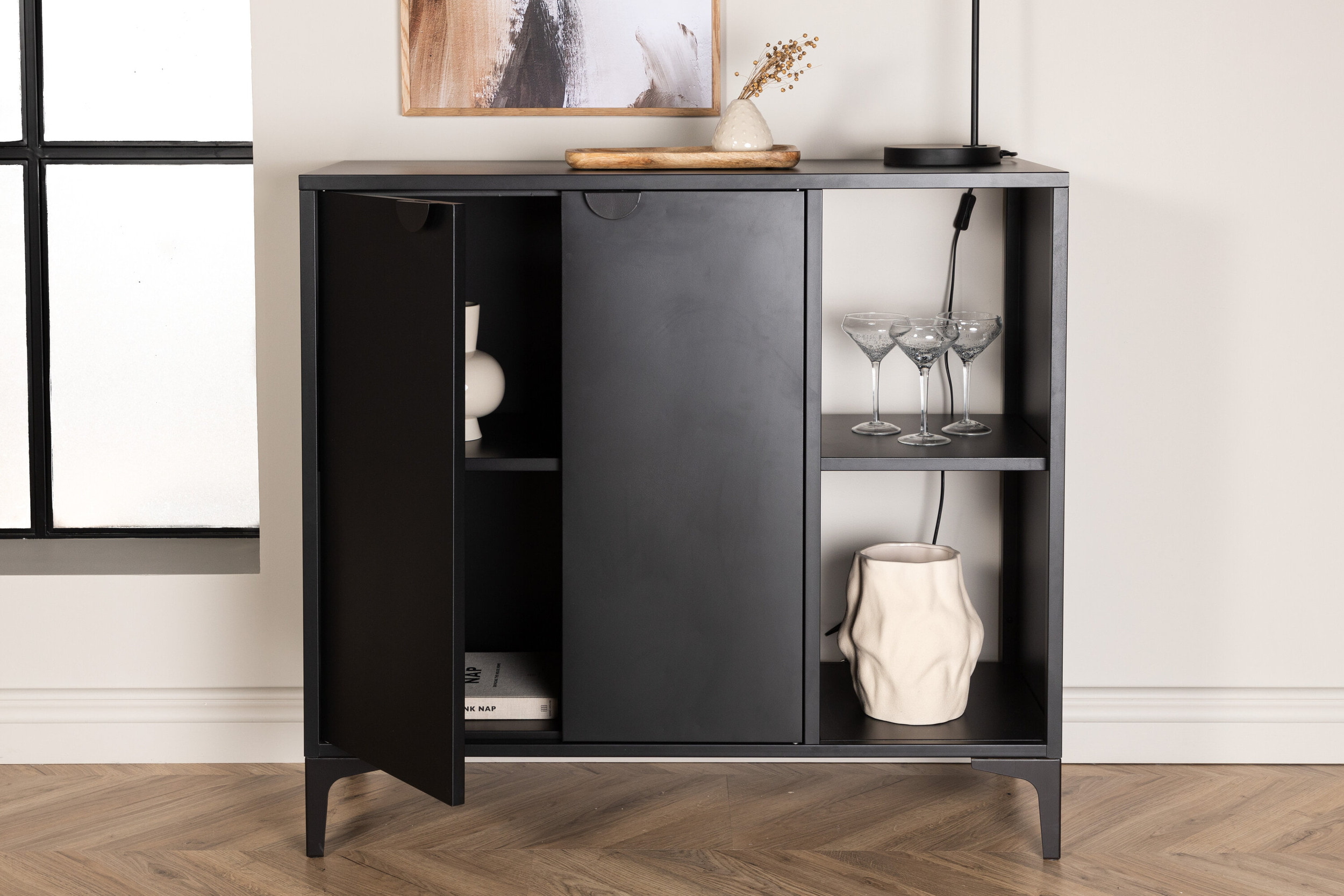 Nohr Dressoir 'Danyella' 110cm, kleur Zwart