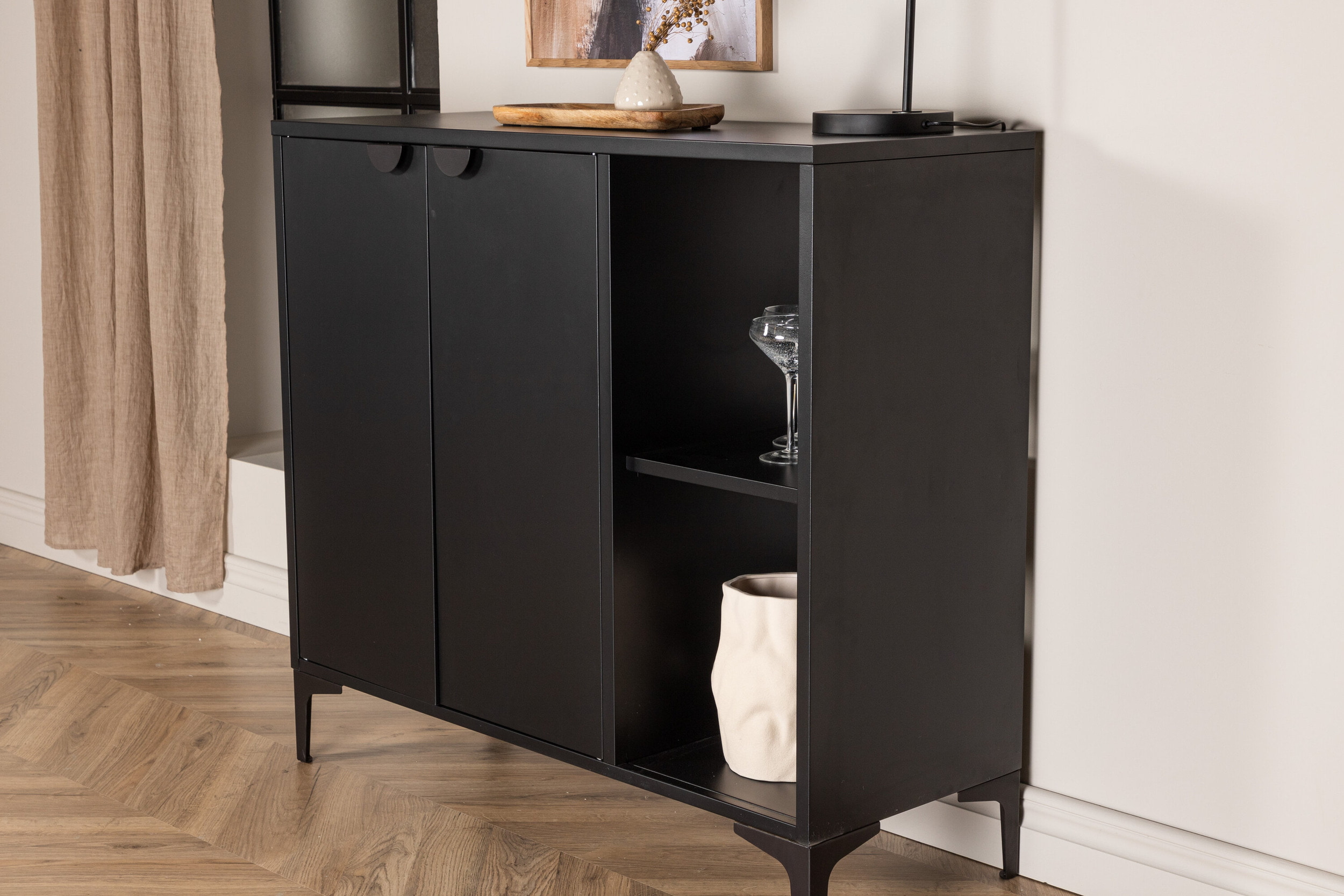 Nohr Dressoir 'Danyella' 110cm, kleur Zwart