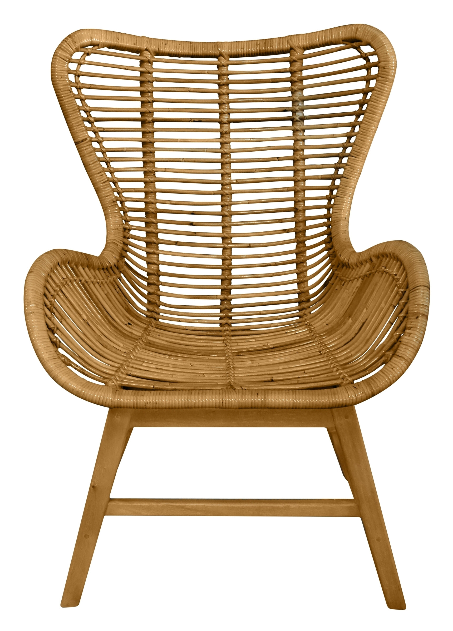 Tom Tailor Fauteuil 'Abdel' Teakhout en rotan