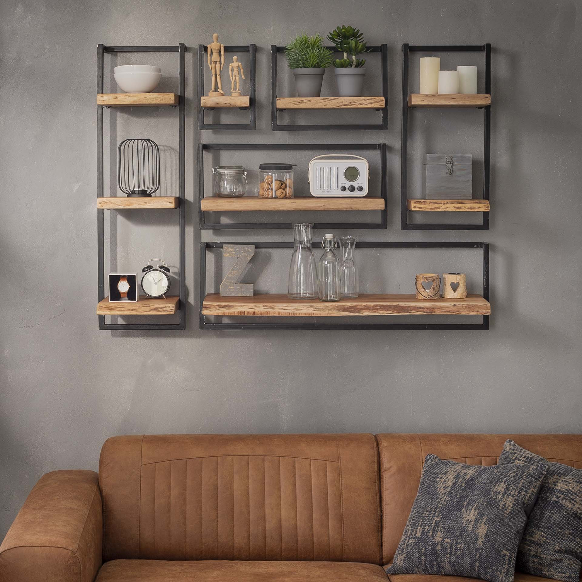 Industriële Wandplank 'Buster' 65cm