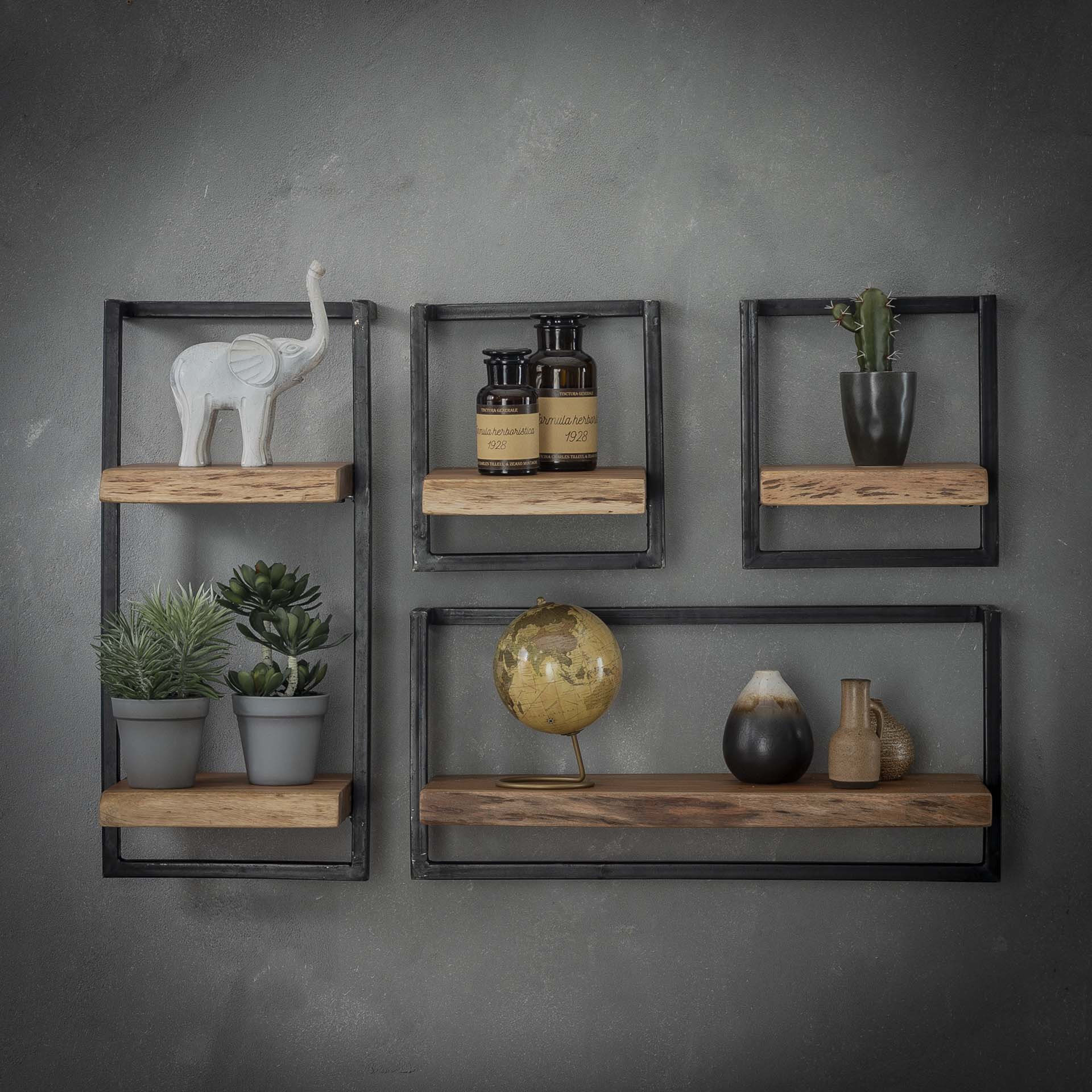 Industriële Wandplank 'Buster' 65cm