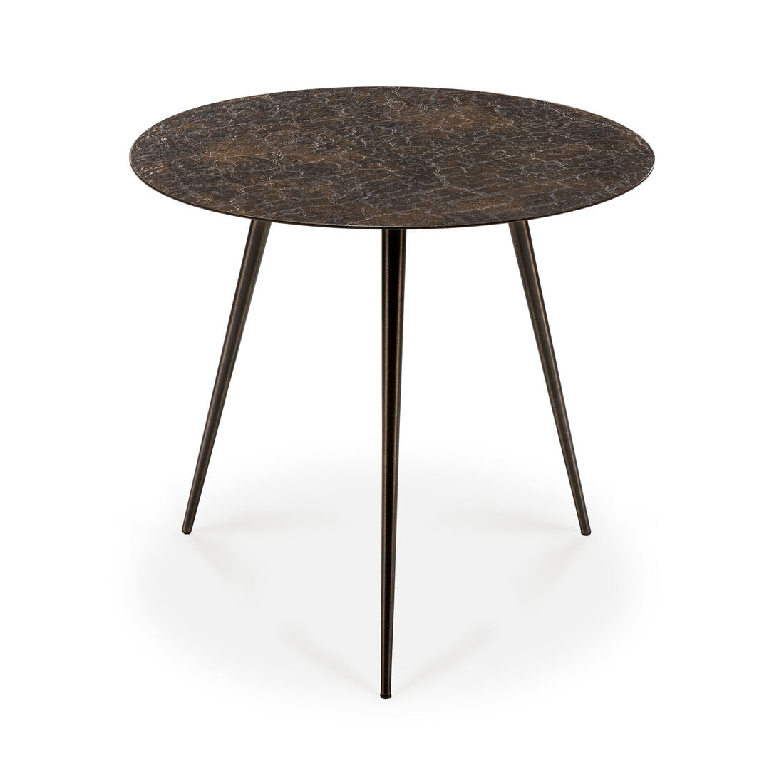 Ethnicraft Ronde Salontafel Luna Minerals, 50cm - Whisky