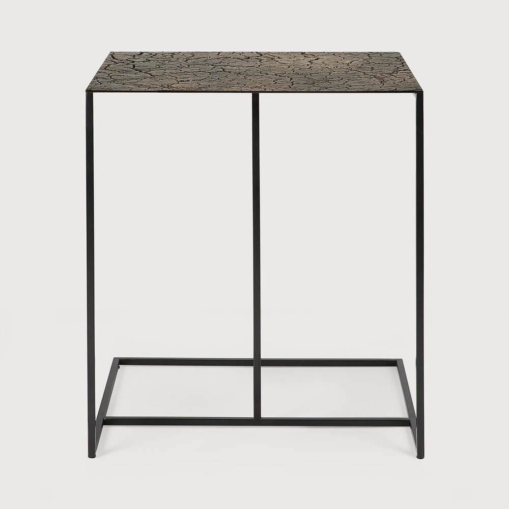 Ethnicraft Bijzettafel 'Tripic' Minerals, 45 x 40cm, kleur Whisky