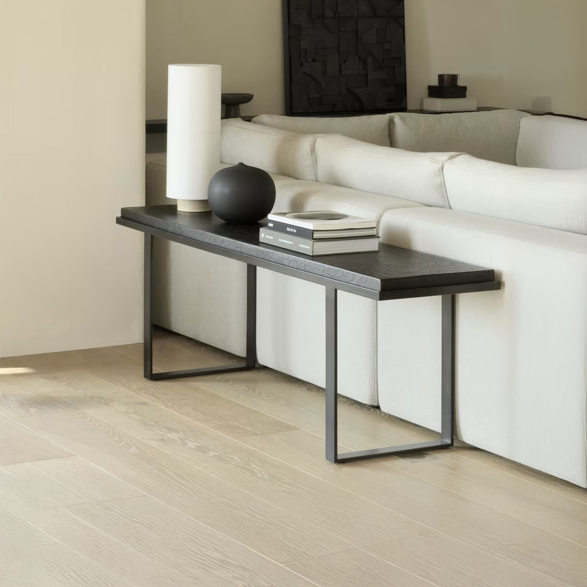 Ethnicraft Sidetable 'Stability' Minerals, kleur Umber