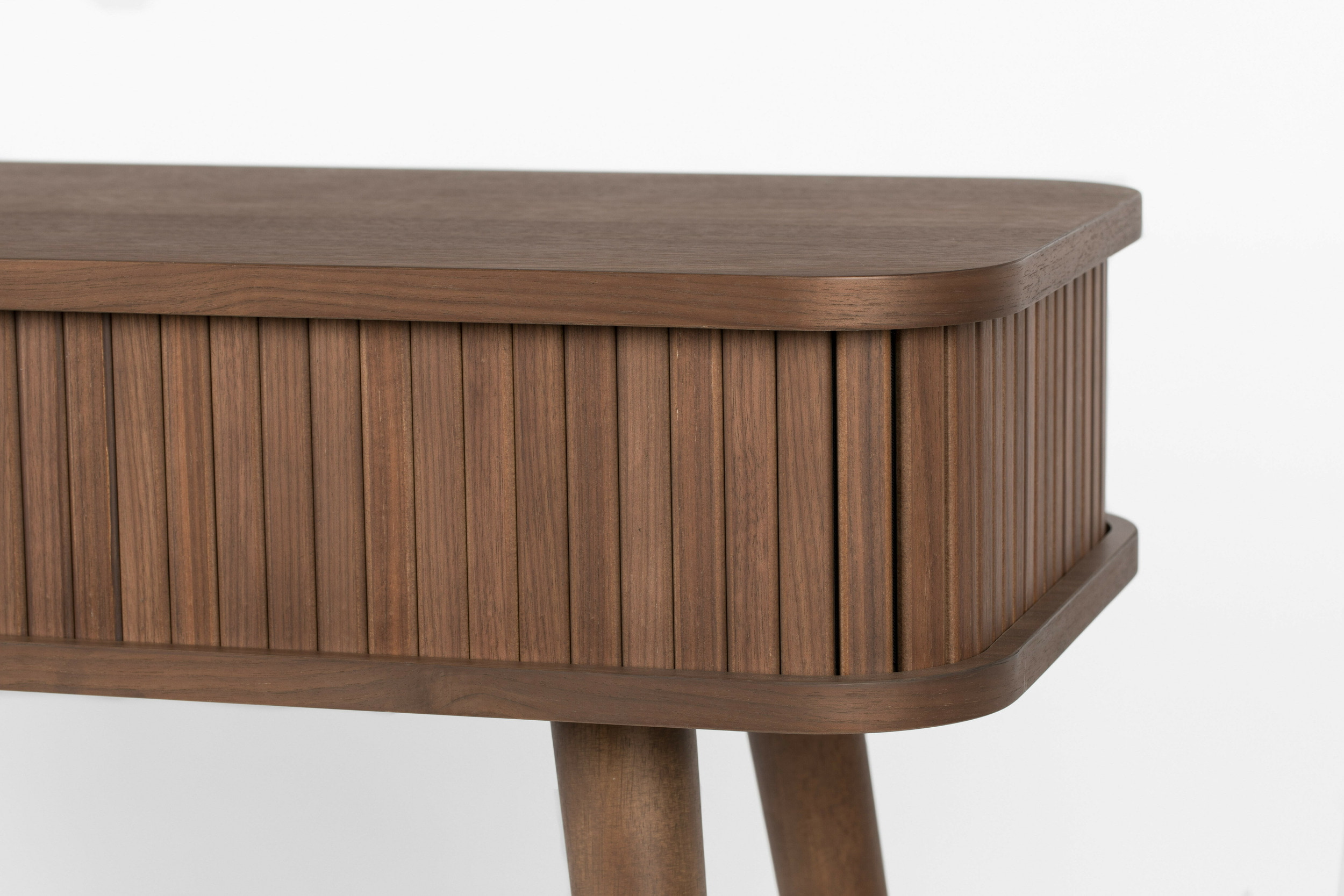 Zuiver Sidetable 'Barbier' Walnoothout, 120cm, kleur Bruin