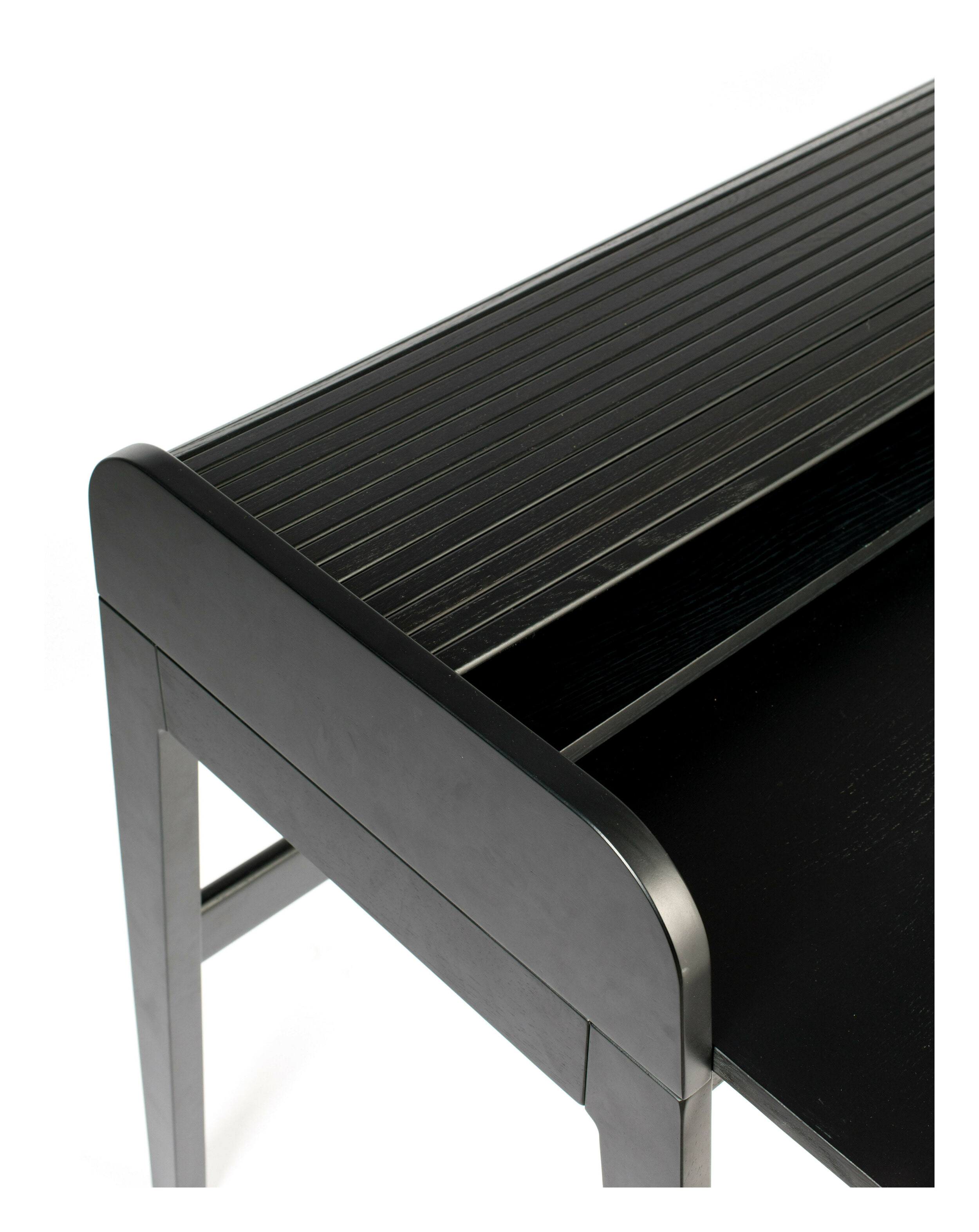 Zuiver Bureau 'Barbier' Eikenhout, kleur Zwart