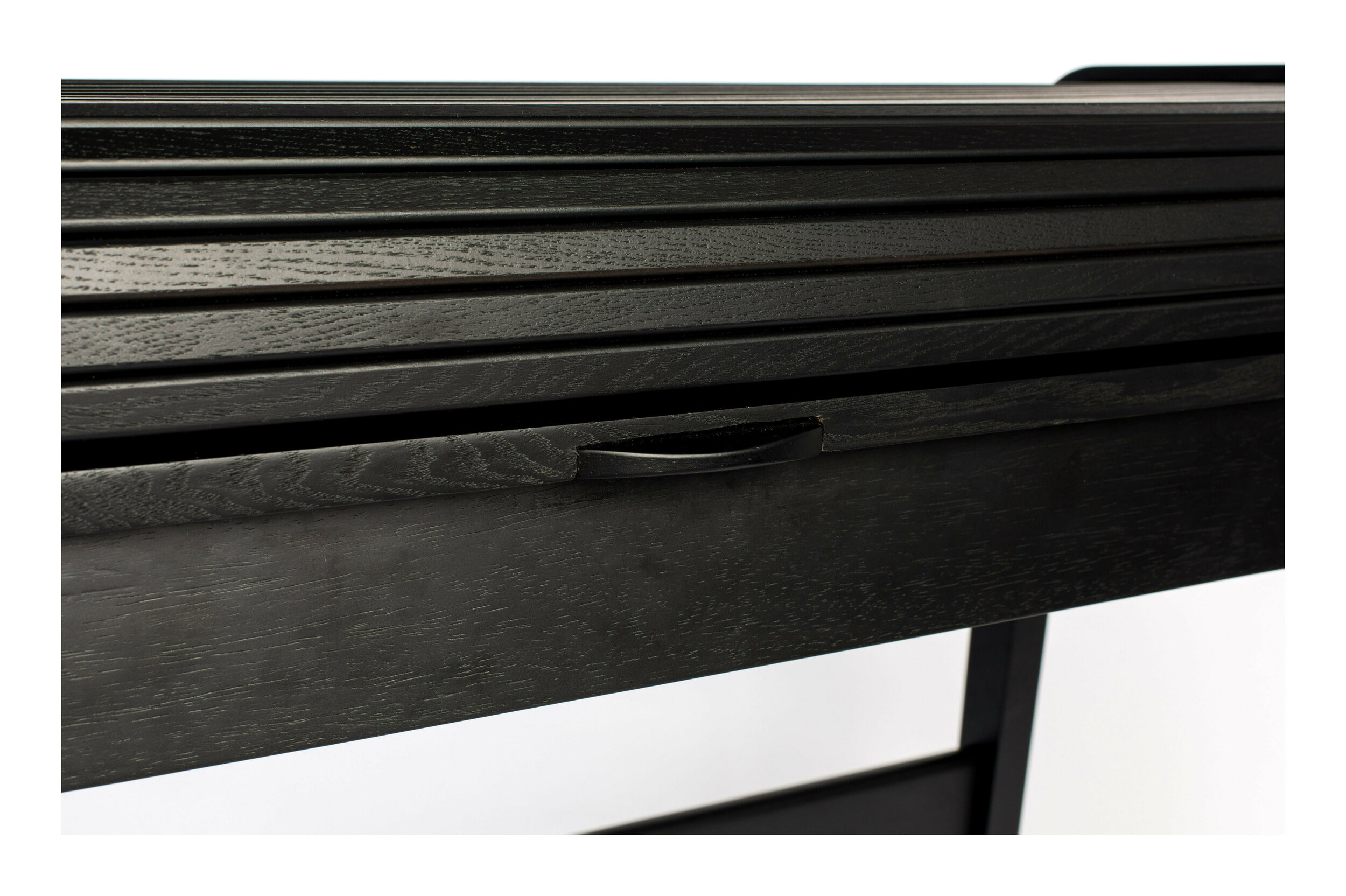 Zuiver Bureau 'Barbier' Eikenhout, kleur Zwart
