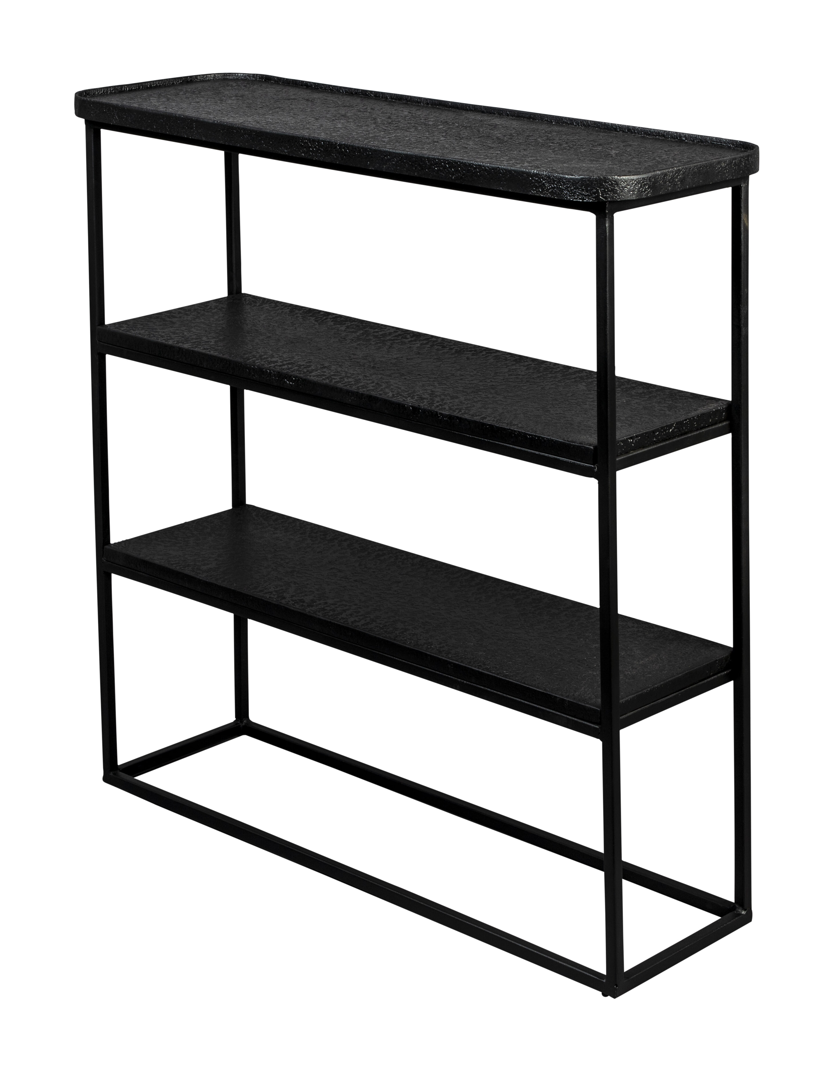 Dutchbone Sidetable Winston Metaal, 90cm - Zwart