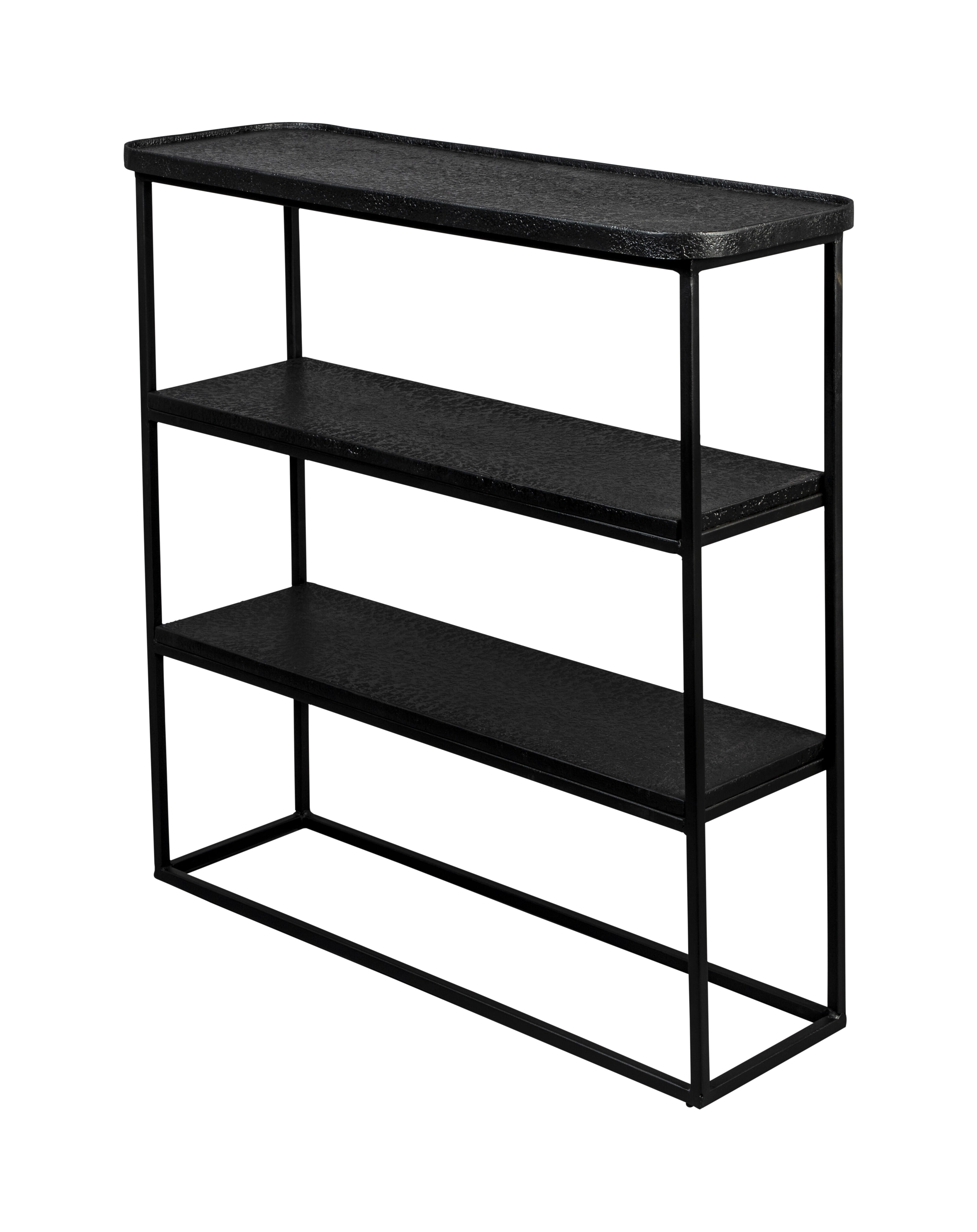 Dutchbone Sidetable Winston Metaal, 90cm - Zwart