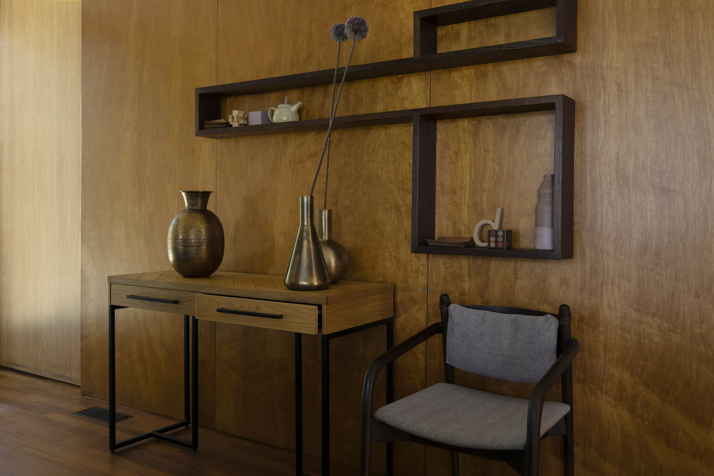 Dutchbone Sidetable 'Class' Eikenhout, 120cm, kleur Naturel