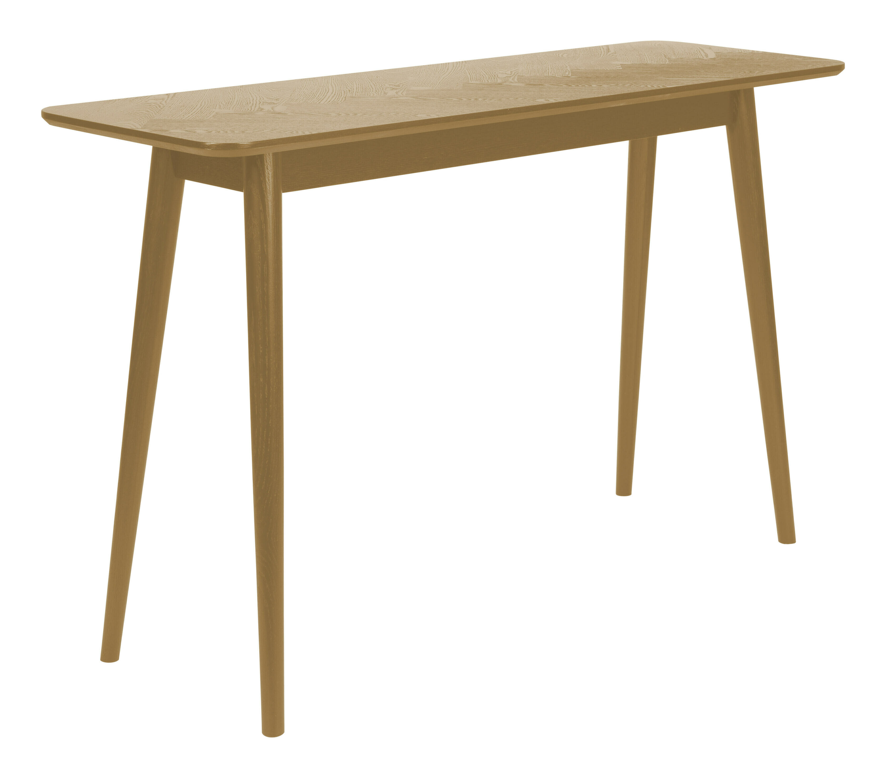 ZILT Sidetable 'Hany' Eikenhout Visgraat, 120cm, kleur Naturel