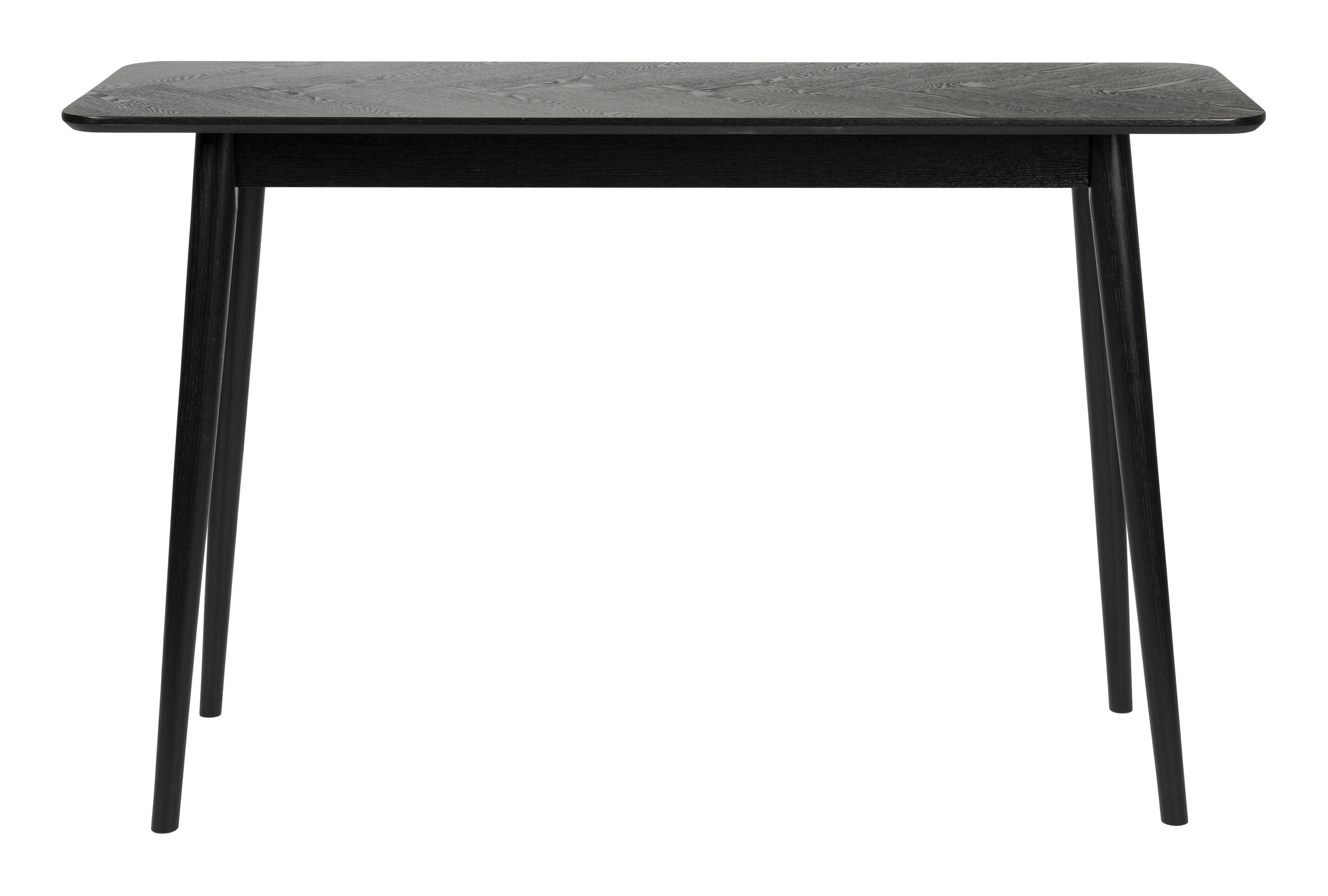 ZILT Sidetable 'Hany' Essenhout Visgraat, 120cm, kleur Zwart