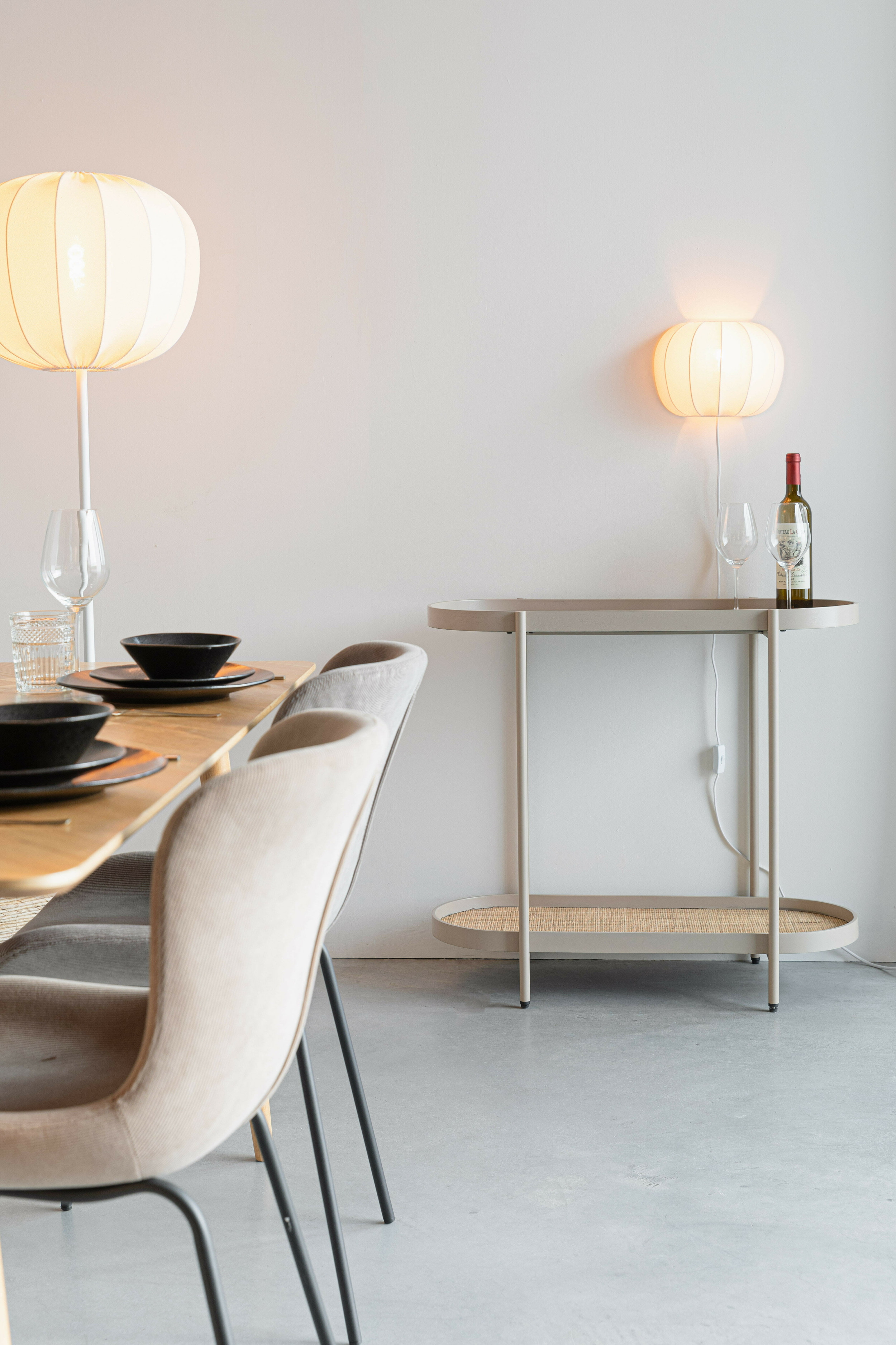 ZILT Sidetable 'Meja' Rattan, 85cm