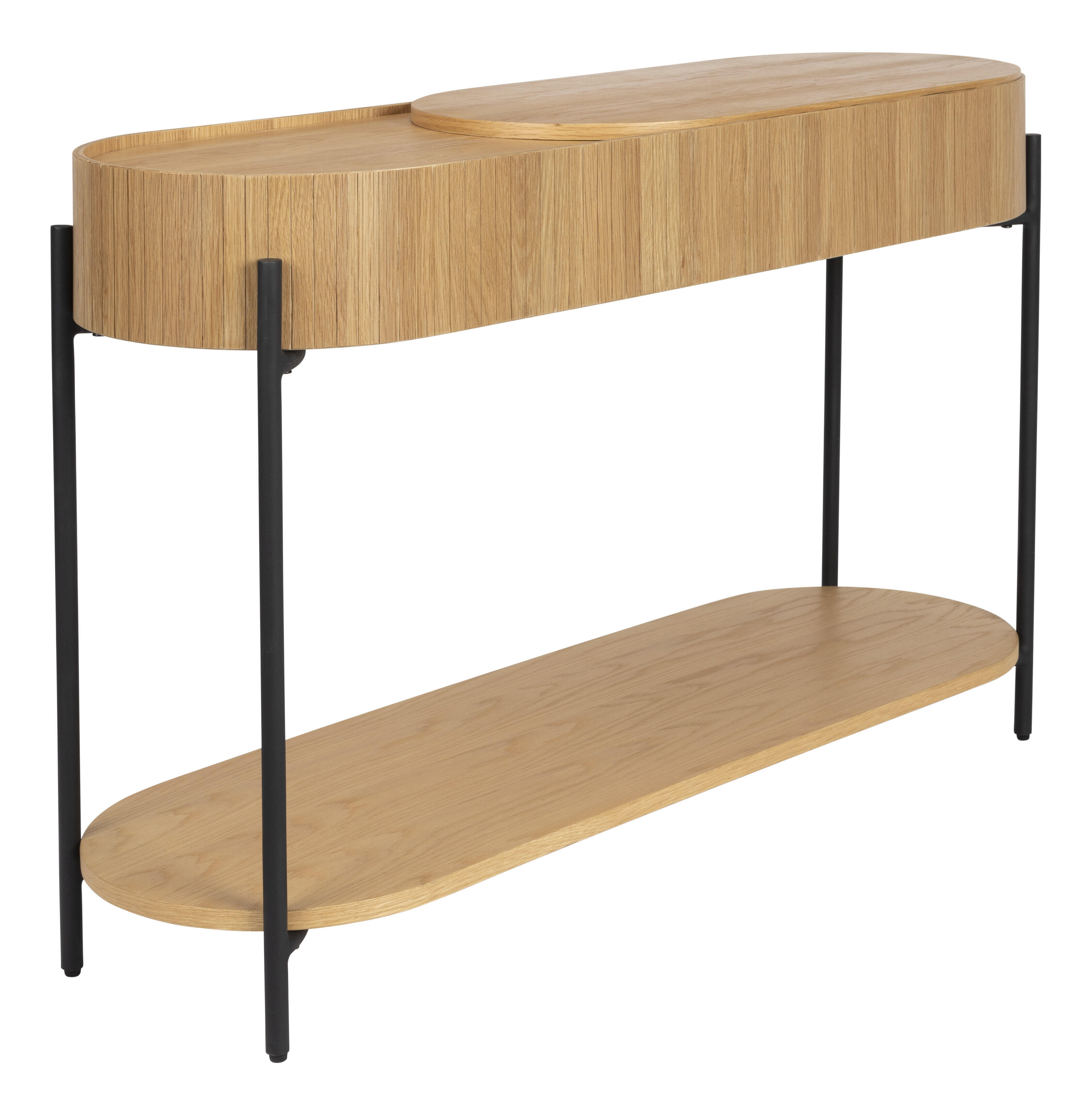Zuiver Sidetable 'Slides' Eikenhout, 120cm, kleur Naturel