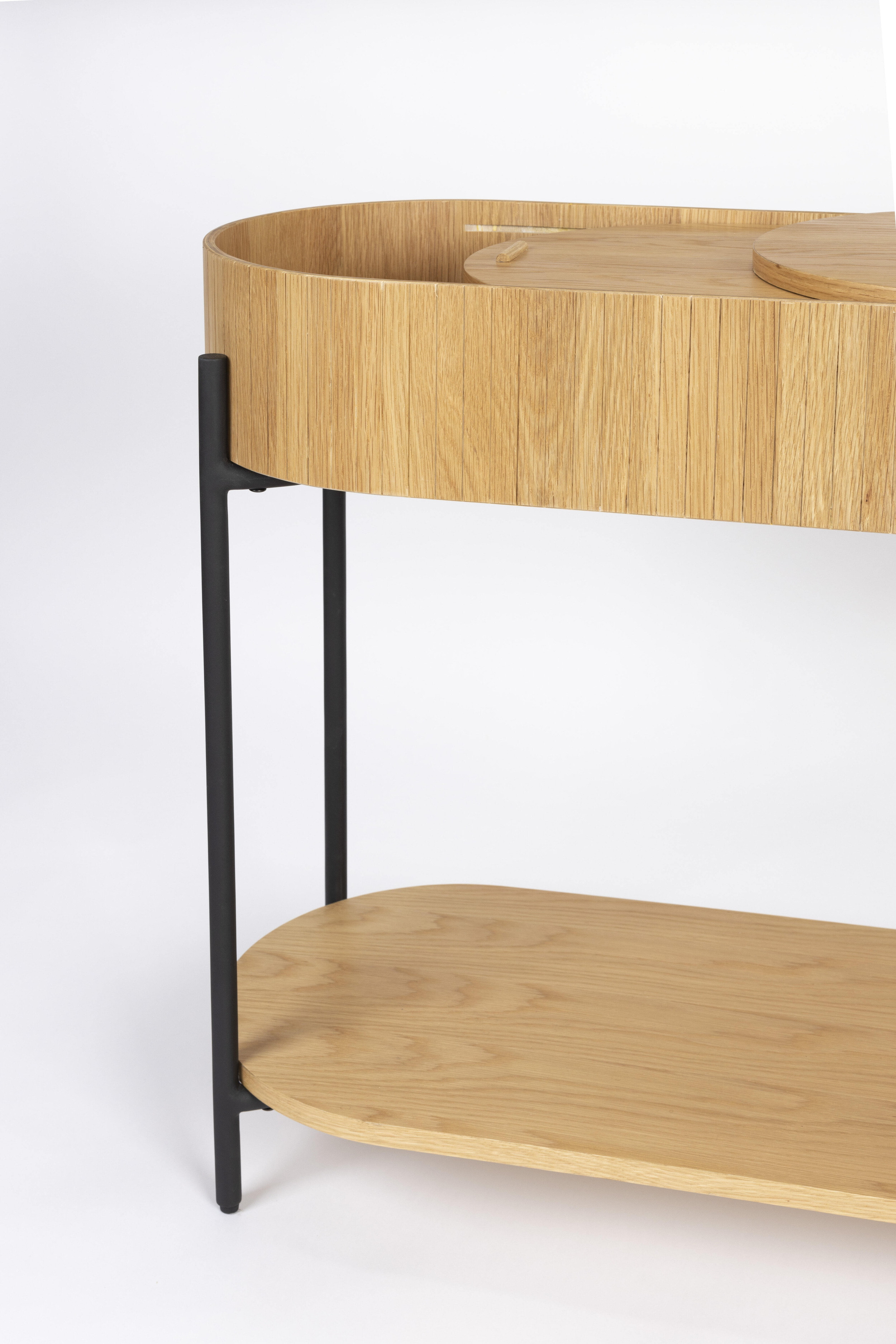 Zuiver Sidetable 'Slides' Eikenhout, 120cm, kleur Naturel