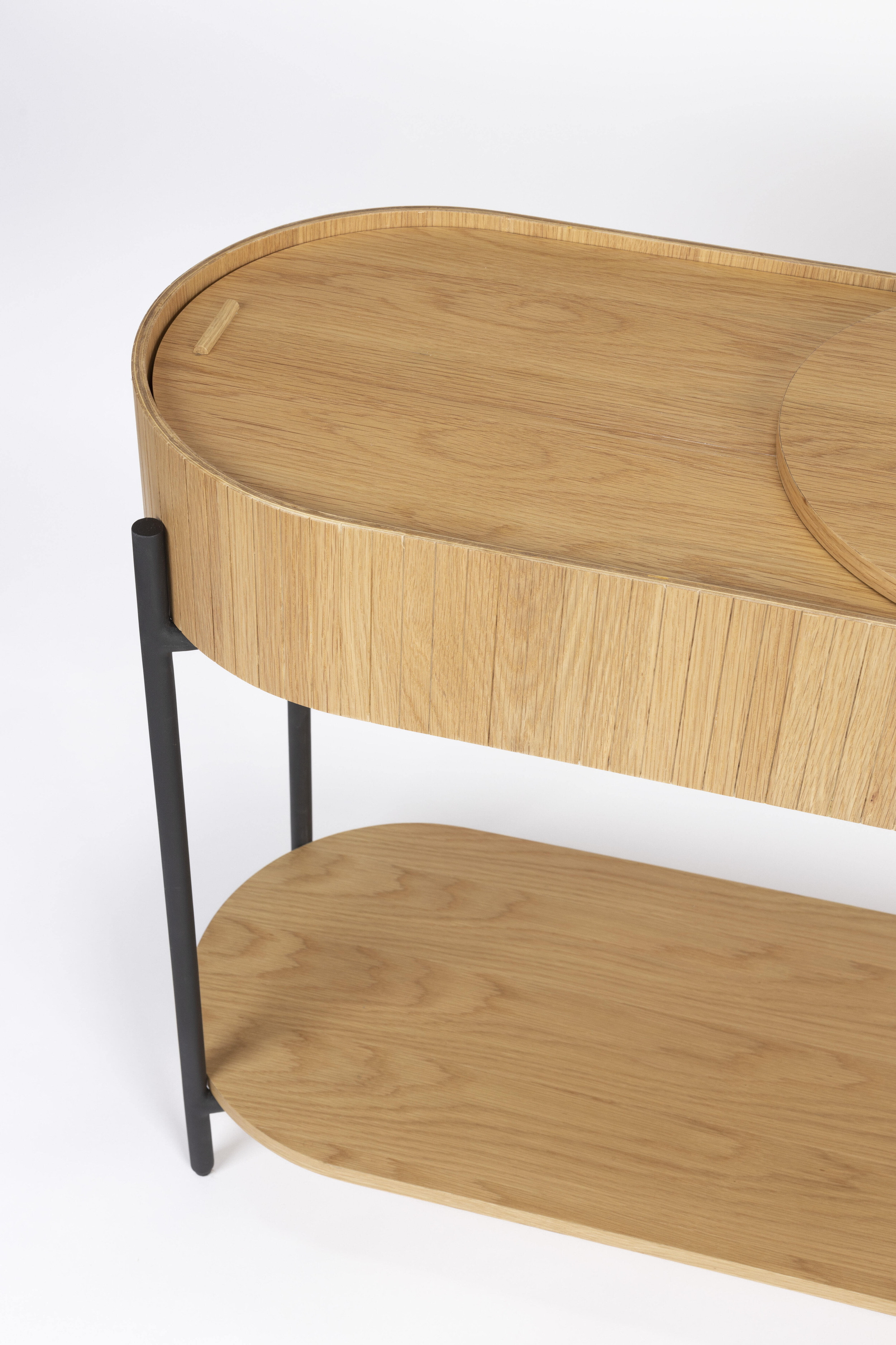 Zuiver Sidetable 'Slides' Eikenhout, 120cm, kleur Naturel
