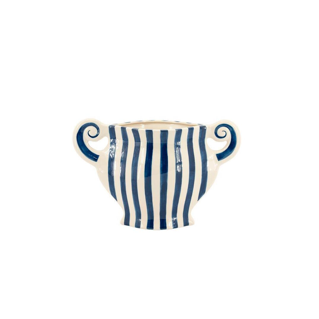 By-Boo Vaas Blu 3 27cm hoog - Blauw