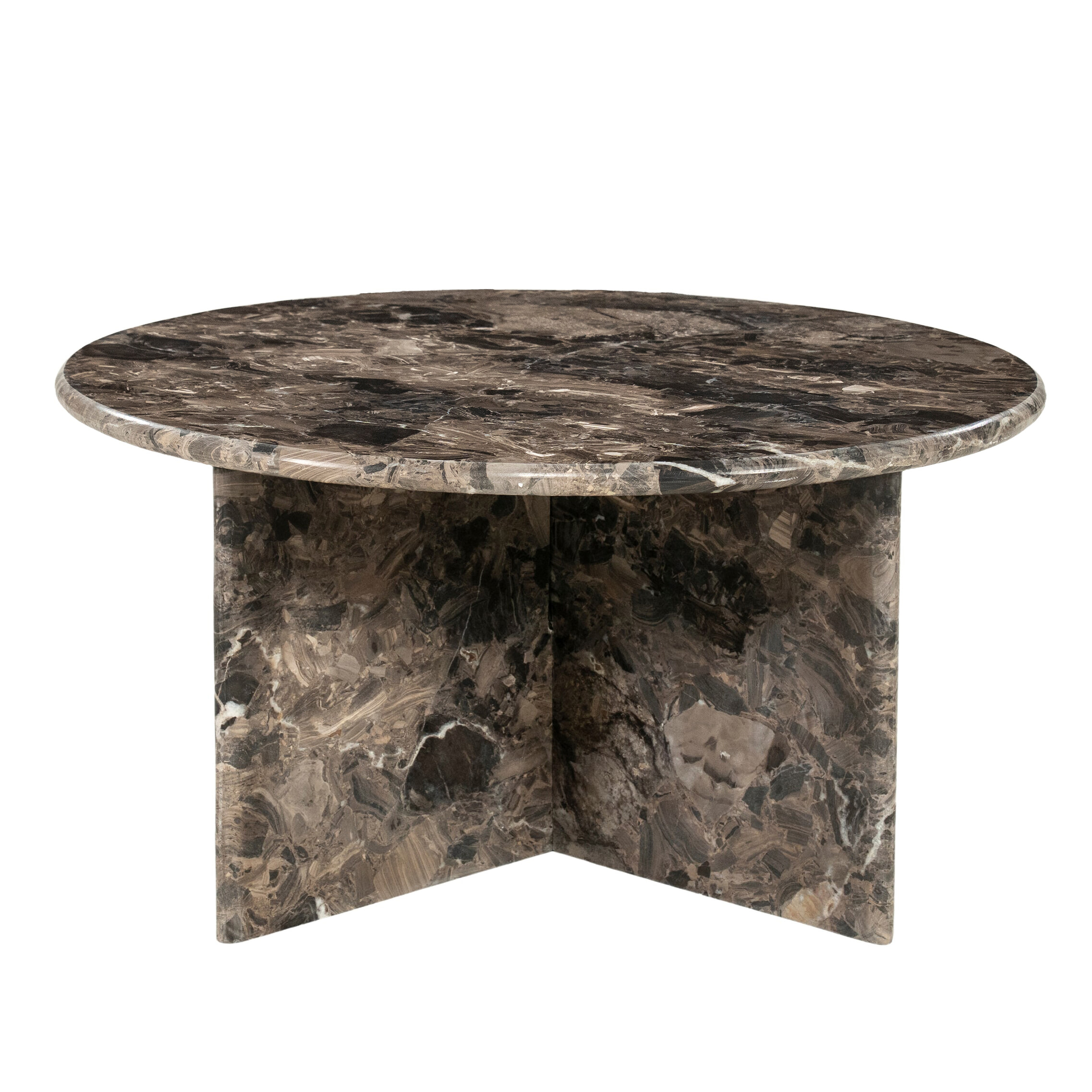 By-Boo Ronde Salontafel 'Sereno' Marmer, 70cm