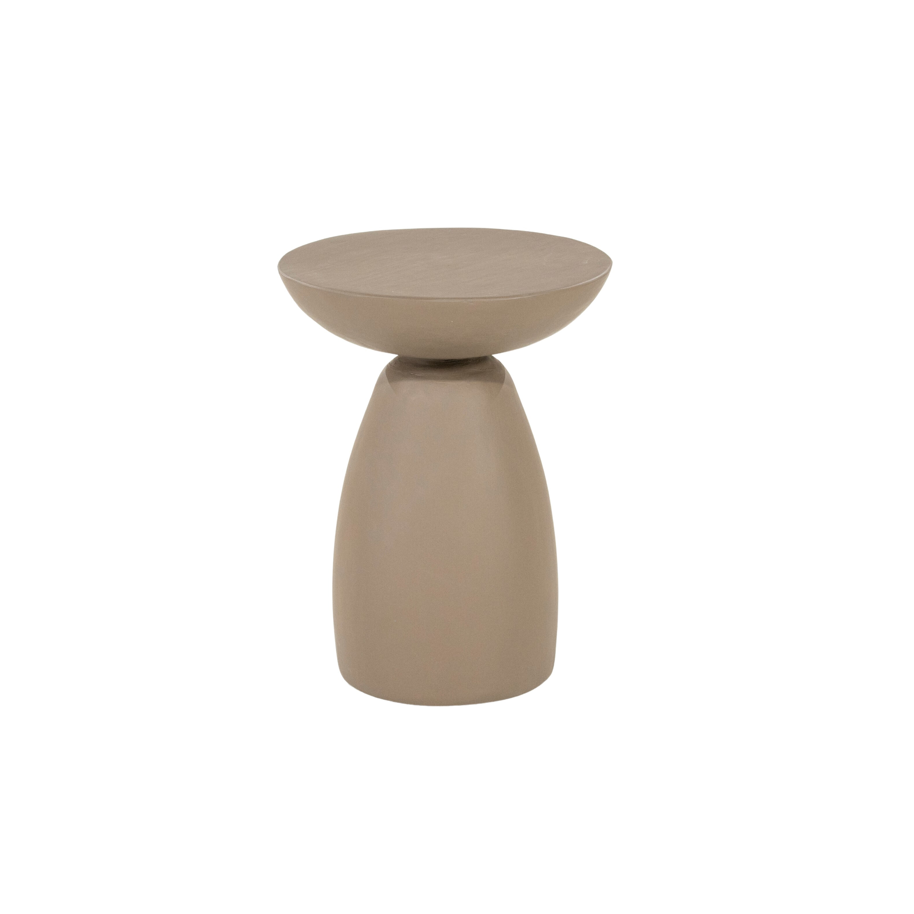 By-Boo Ronde Bijzettafel Canto 35cm - Donkerbruin