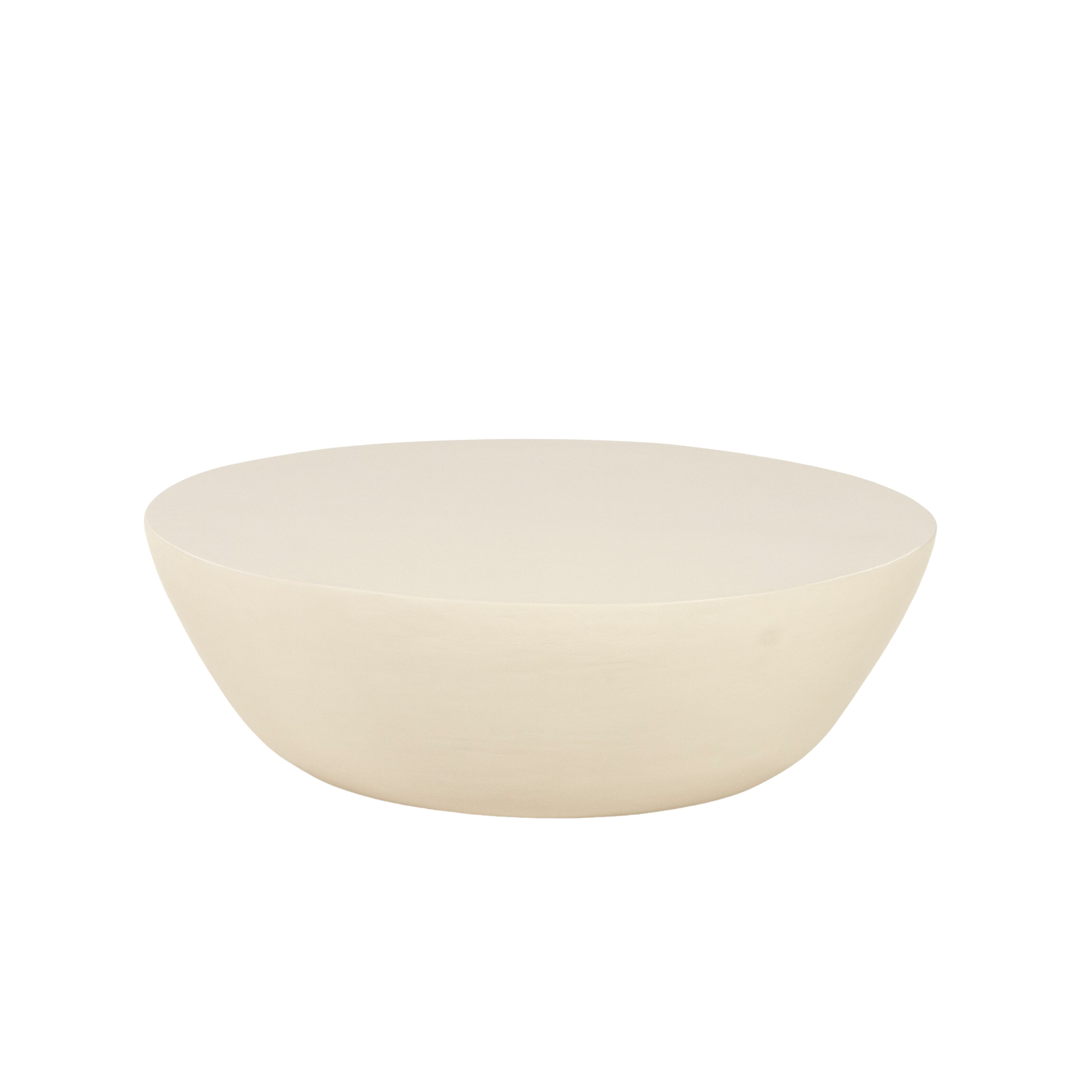 By-Boo Ronde Salontafel 'Canto' 80cm, kleur Taupe