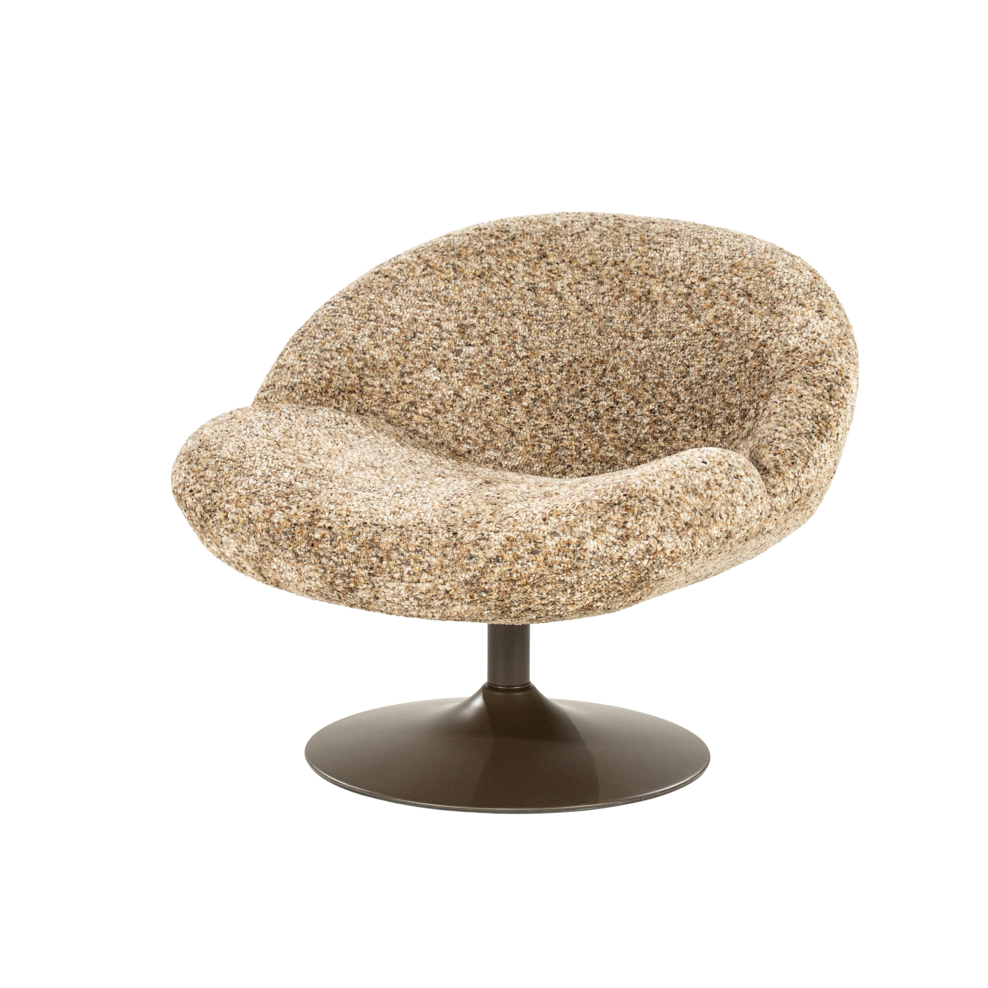 By-Boo Fauteuil 'Ducky' Geweven stof, kleur Taupe