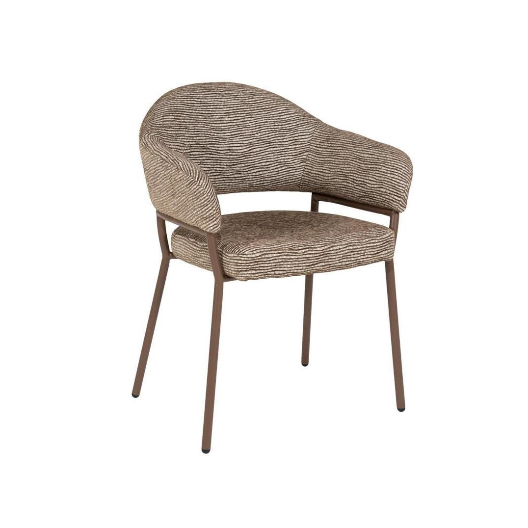 By-Boo Fauteuil Noda Rail stof - Bruin
