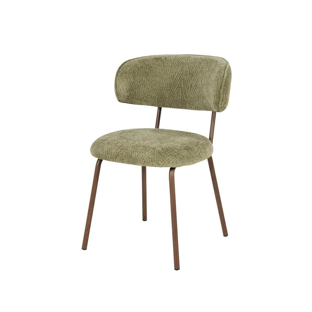 By-Boo Eetkamerstoel Timberline Ridge stof - Groen