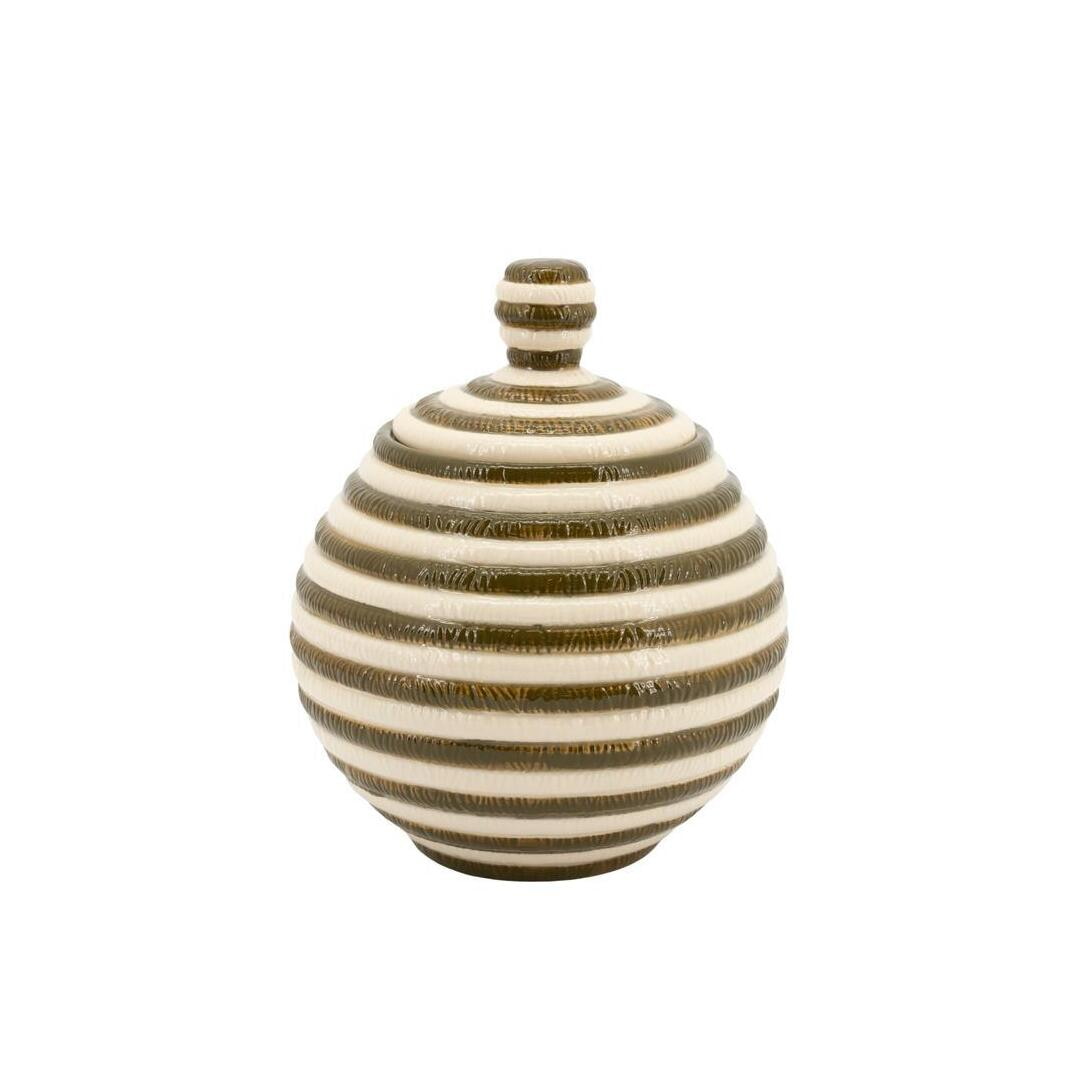 By-Boo Vaas Vloom 1 Geglazuurd aardewerk, 22cm - Groen