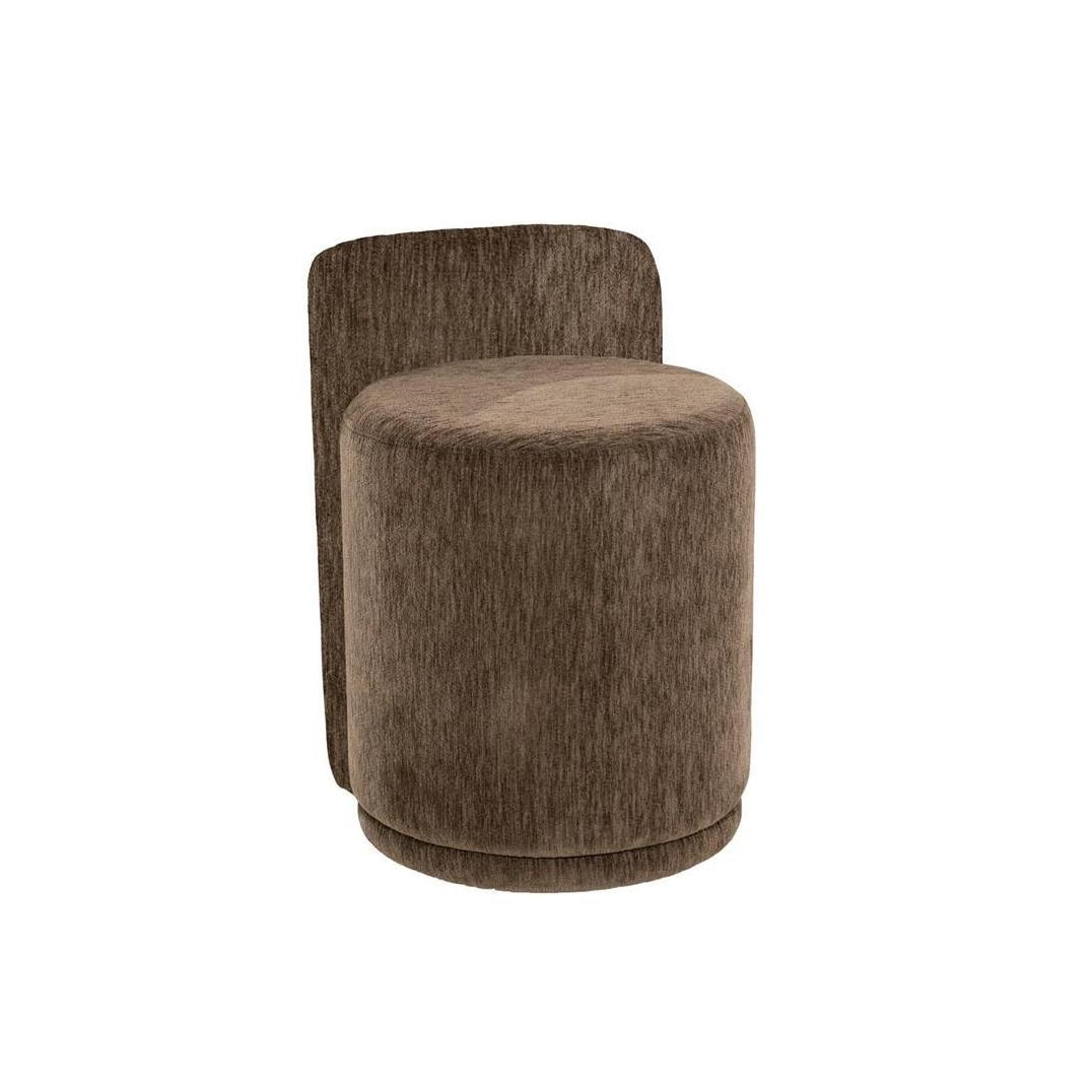 By-Boo Eetkamerstoel Marque Morin stof - Bruin