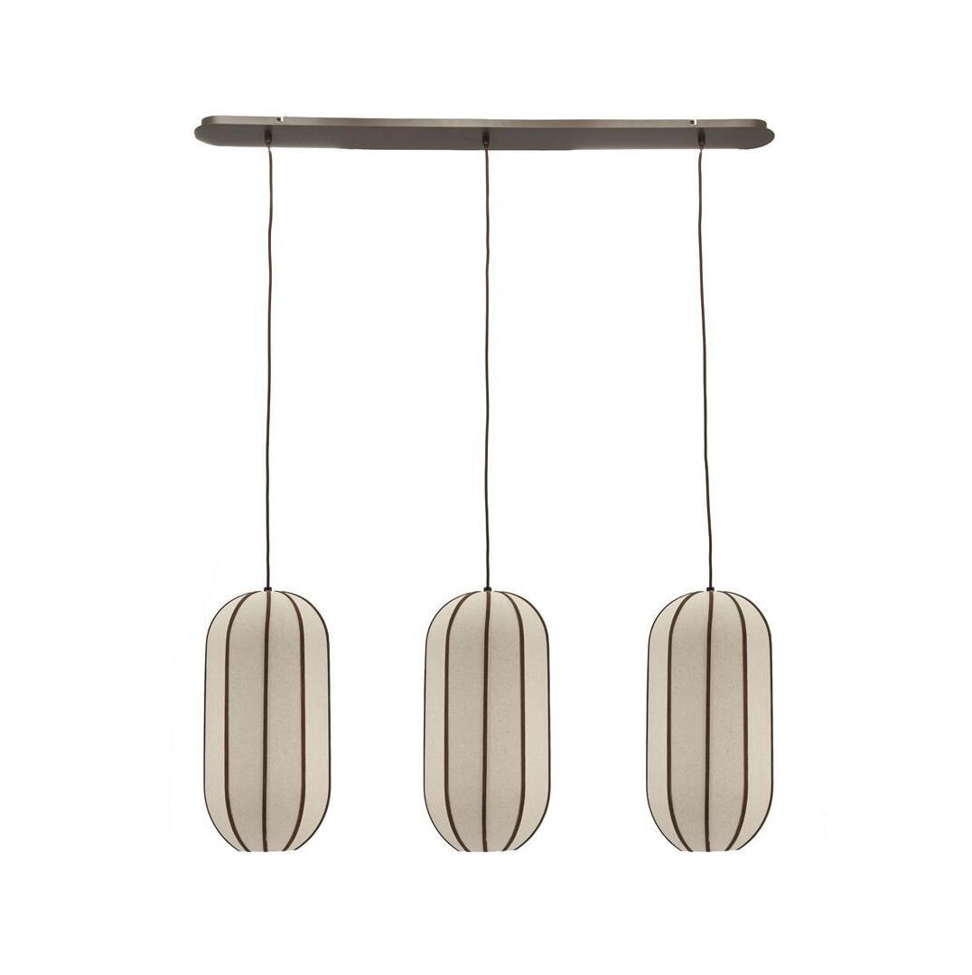 By-Boo Hanglamp Cluster 3-lamps, Linnen - Natuurlijk
