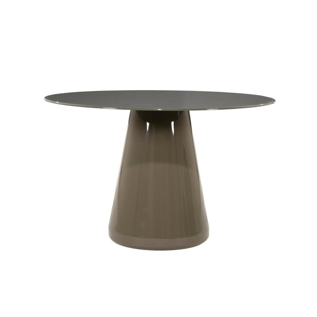 By-Boo Ronde Eettafel Meadow High gloss, 120cm - Groen