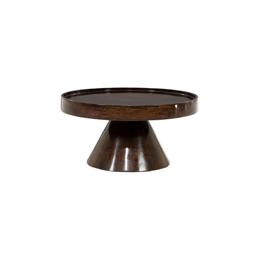 By-Boo Ronde Salontafel Eclat Mangohout, 70cm - Bruin