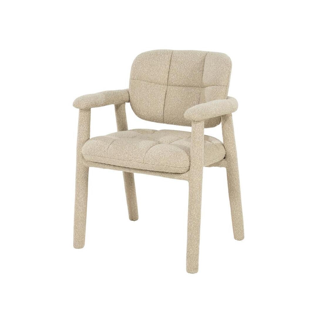 By-Boo Eetkamerstoel Knox Boucl&eacute; - Taupe