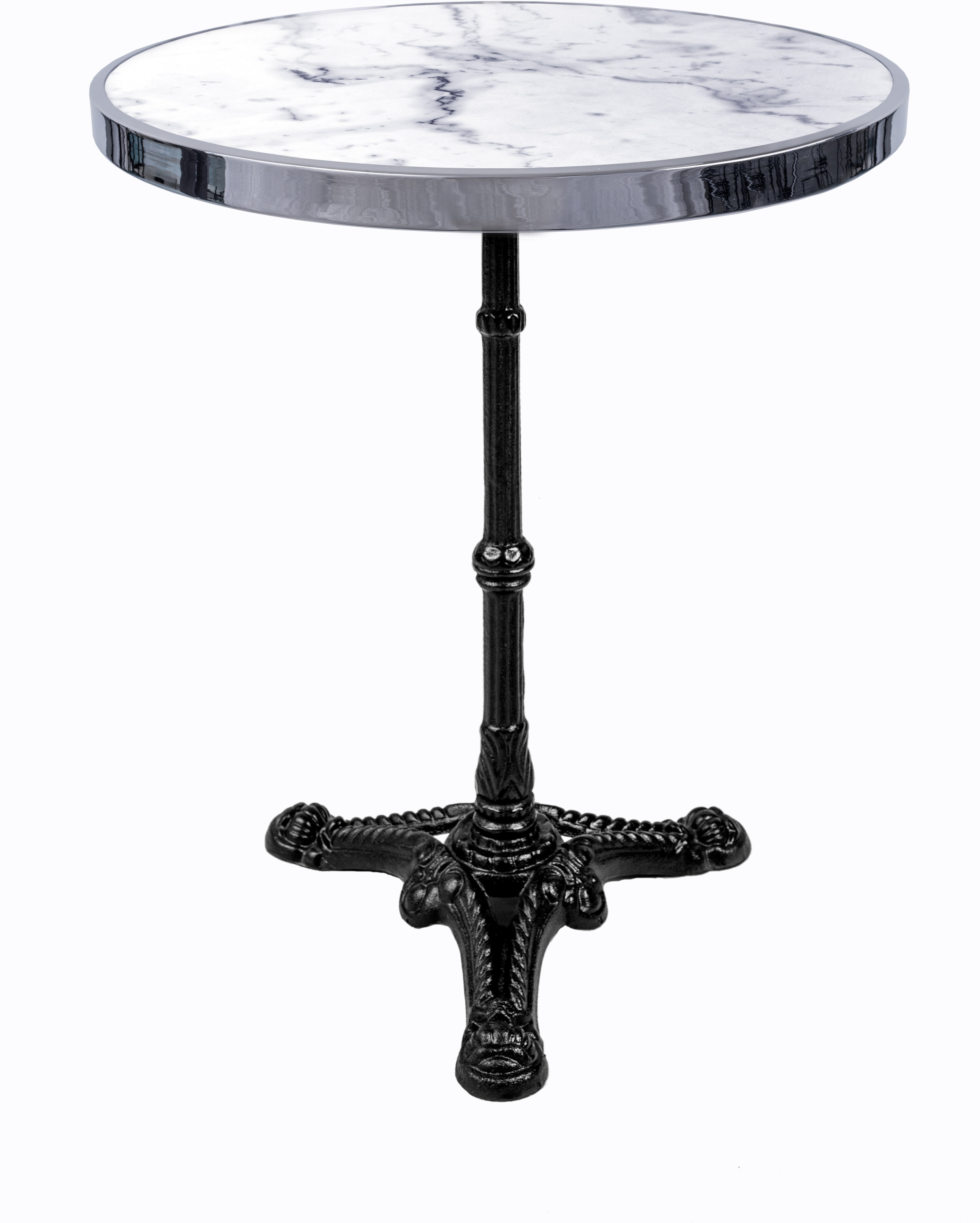 Artistiq Bistrotafel 'Kalman' Marmer, 57cm, kleur Wit
