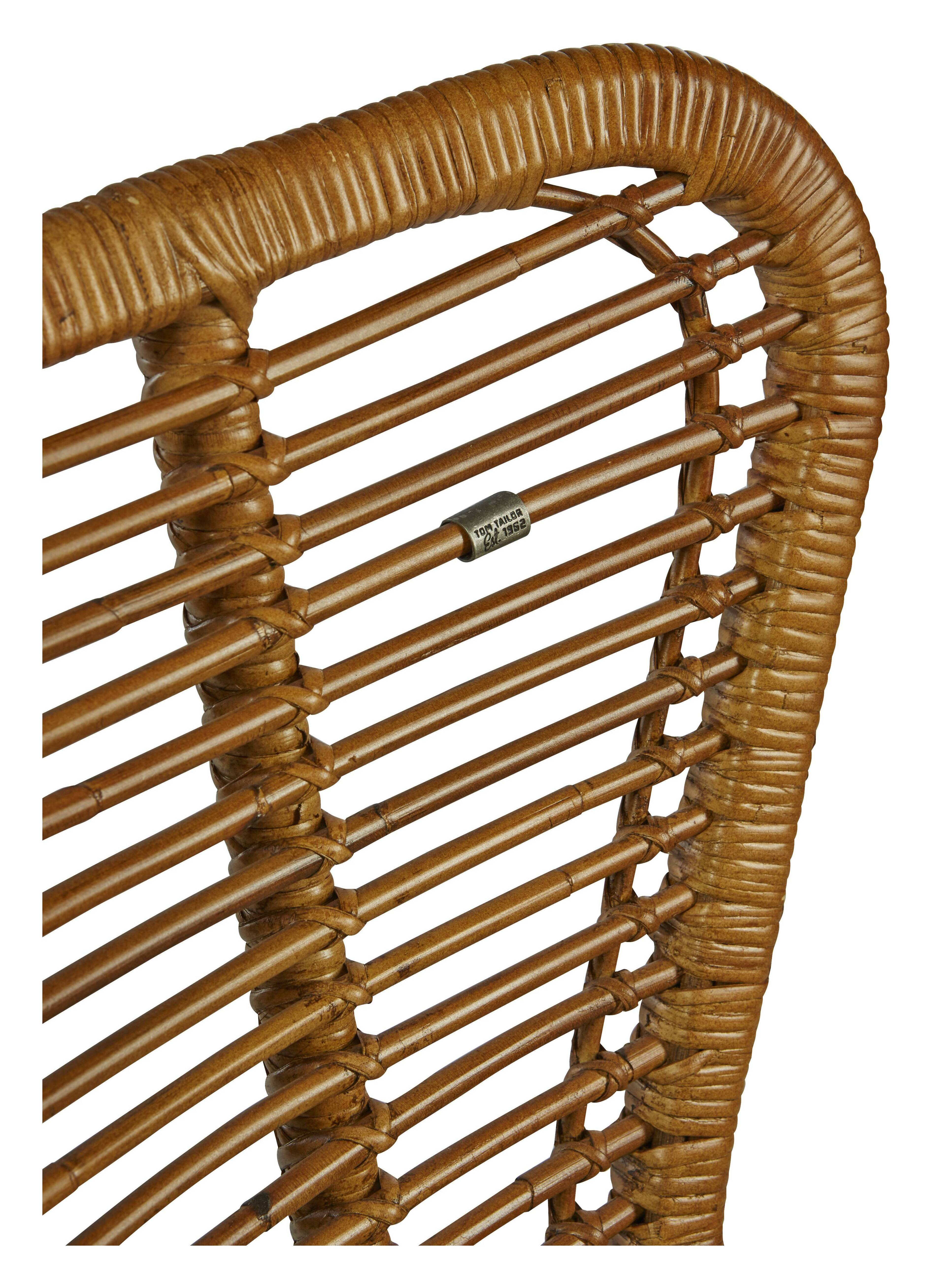 Tom Tailor Fauteuil 'Abdel' Teakhout en rotan