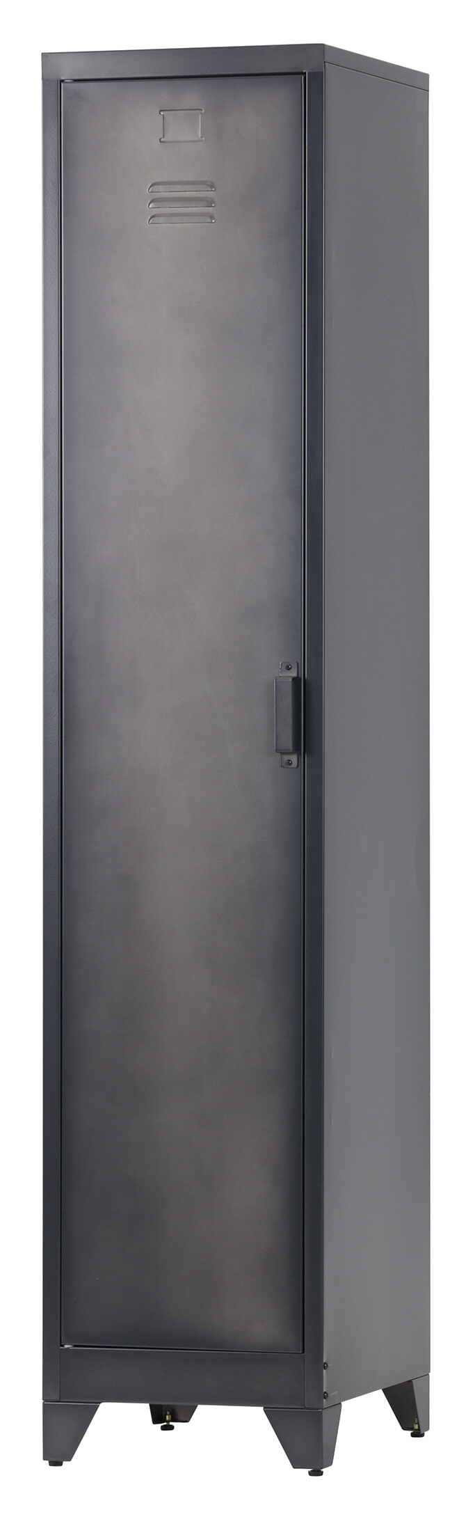 WOOOD Locker 'Cas' metaal met 1 deur, kleur zwart