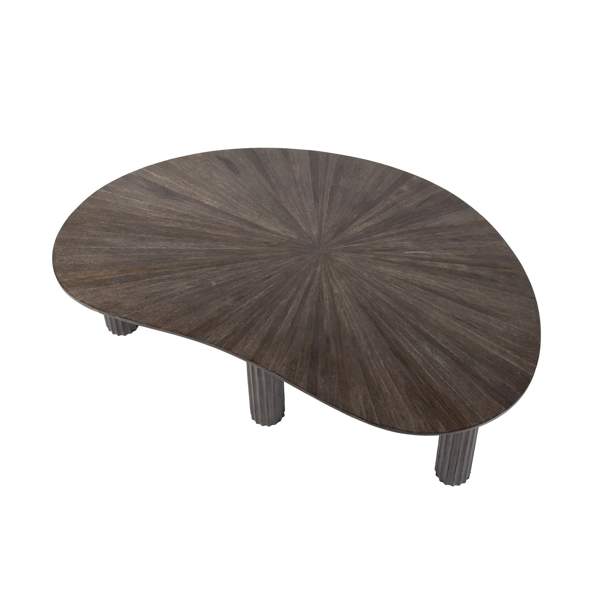 LifestyleFurn Organische Salontafel 'Sadaf' Teakhout, 110 x 68cm