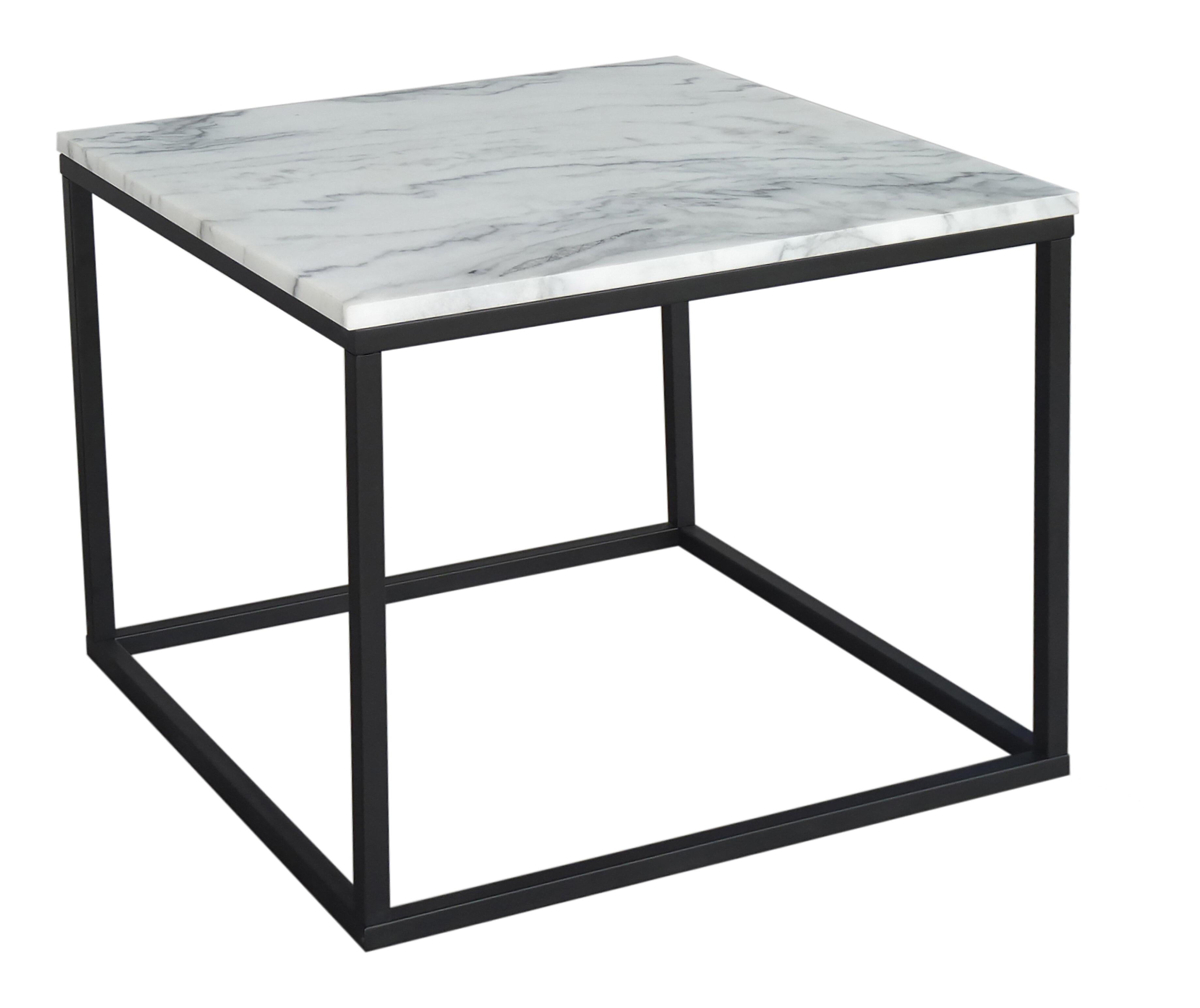 Artistiq Salontafel 'Sadi' 60 x 60cm, wit marmer