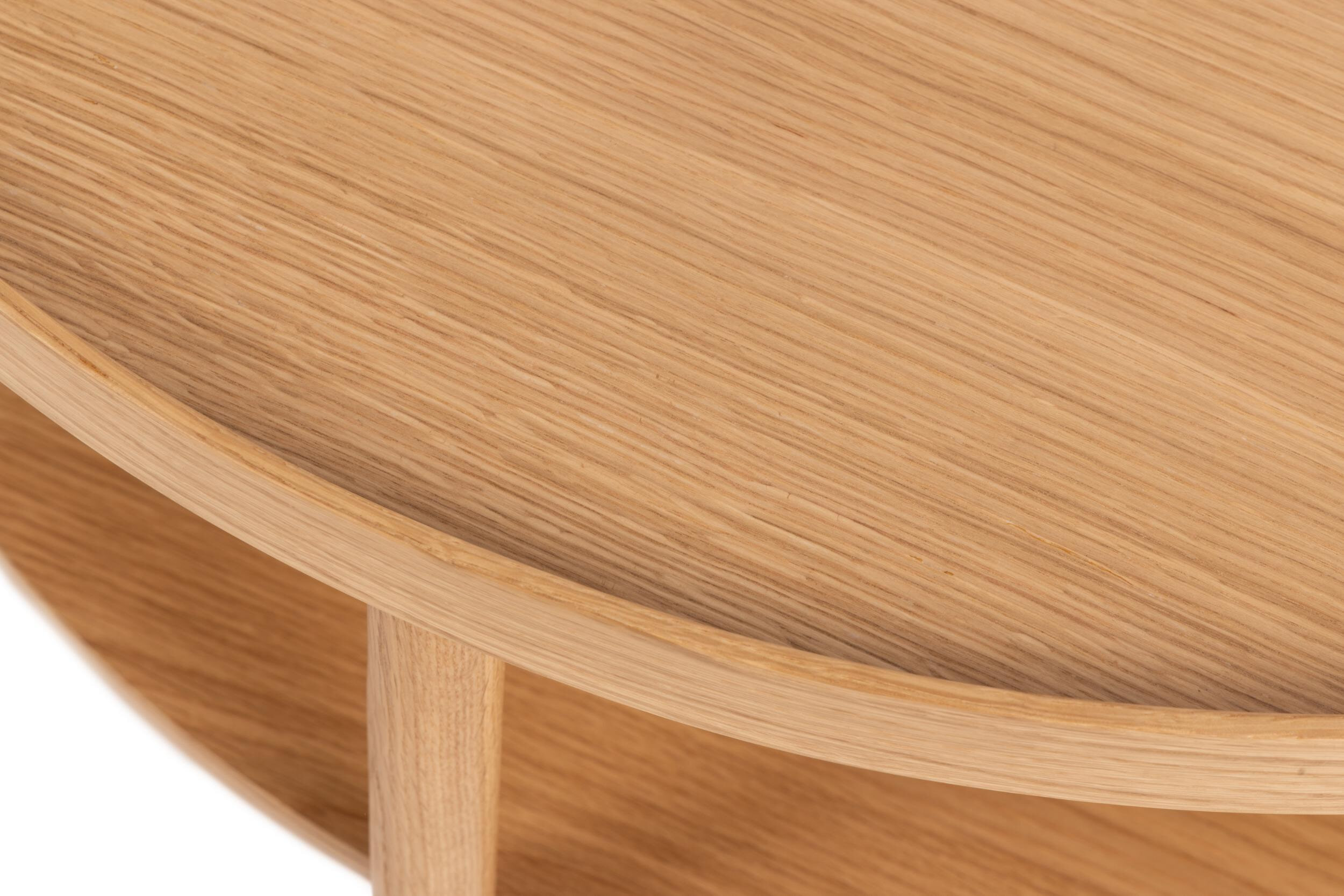 Bendt Ronde Salontafel 'Jazzmen' Eiken, 80cm