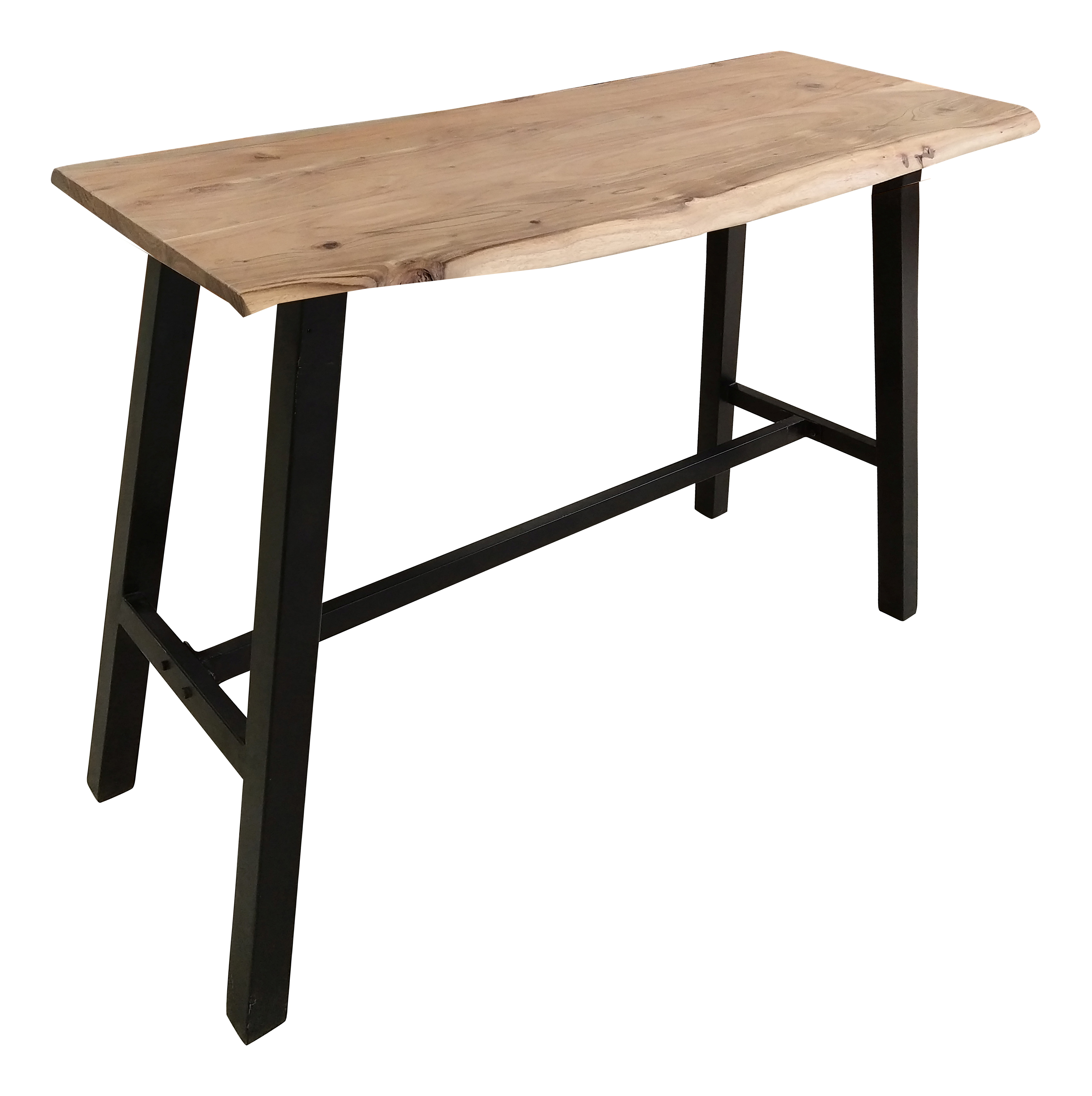 Artistiq Boomstam Bartafel 'Eriko' Acaciahout, 125 x 51cm, kleur Naturel