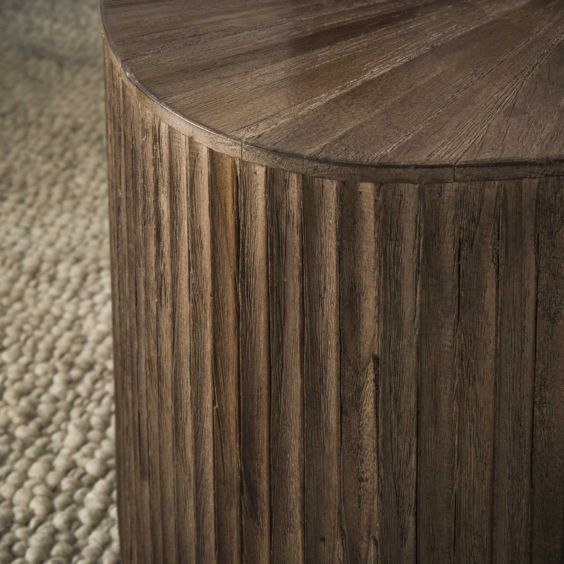 LifestyleFurn Organische Salontafel 'Sadaf' Teakhout, Set van 2 stuks