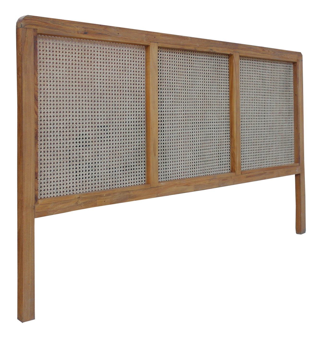 Artistiq Hoofdbord 'Shakina' Teakhout en rotan, 200 x 120cm