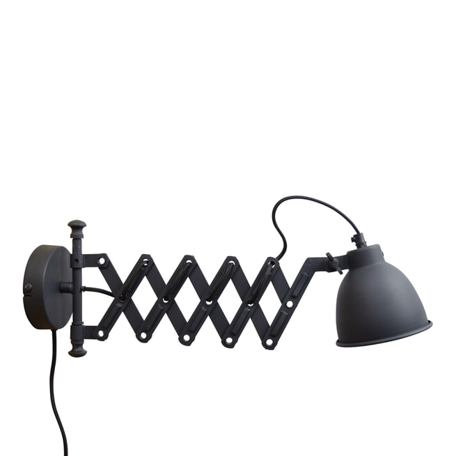 levering Christchurch brandwonden Urban Interiors wandlamp Harmonica Ø12cm, kleur Vintage Black -  UI-AI-WL-2151 • Sohome