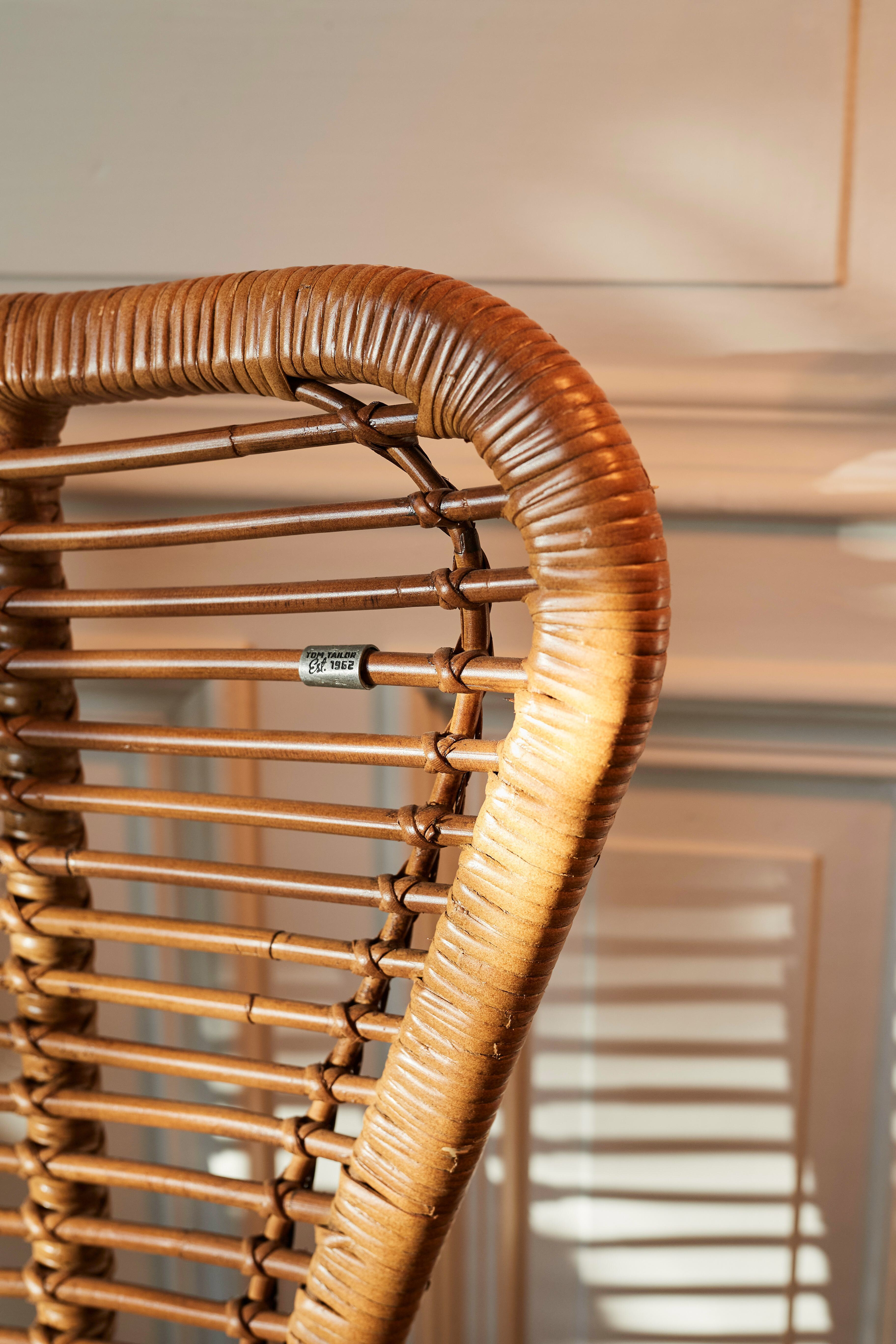 Tom Tailor Fauteuil 'Abdel' Teakhout en rotan
