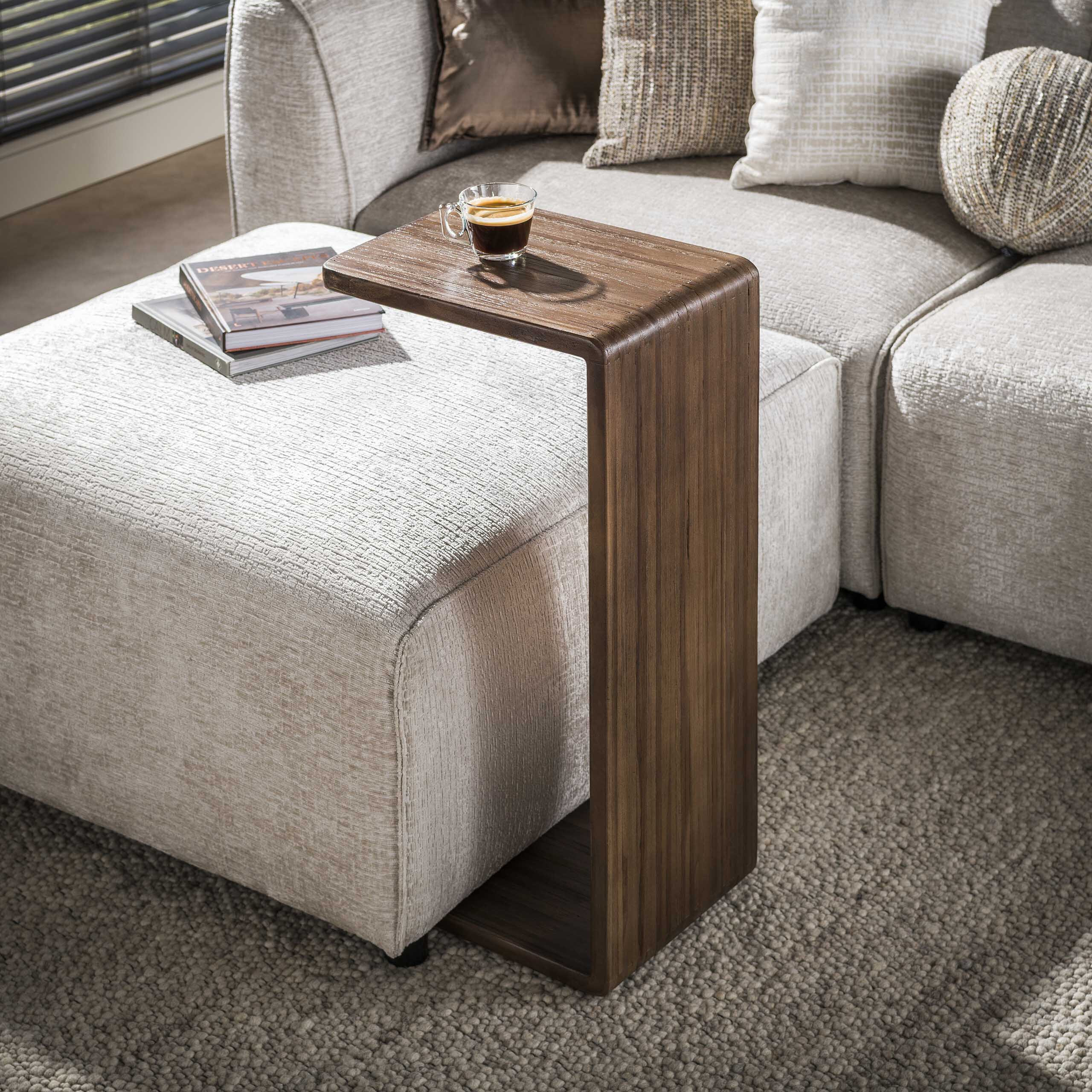 LifestyleFurn Laptoptafel 'Sadaf' Teakhout, 40 x 30cm