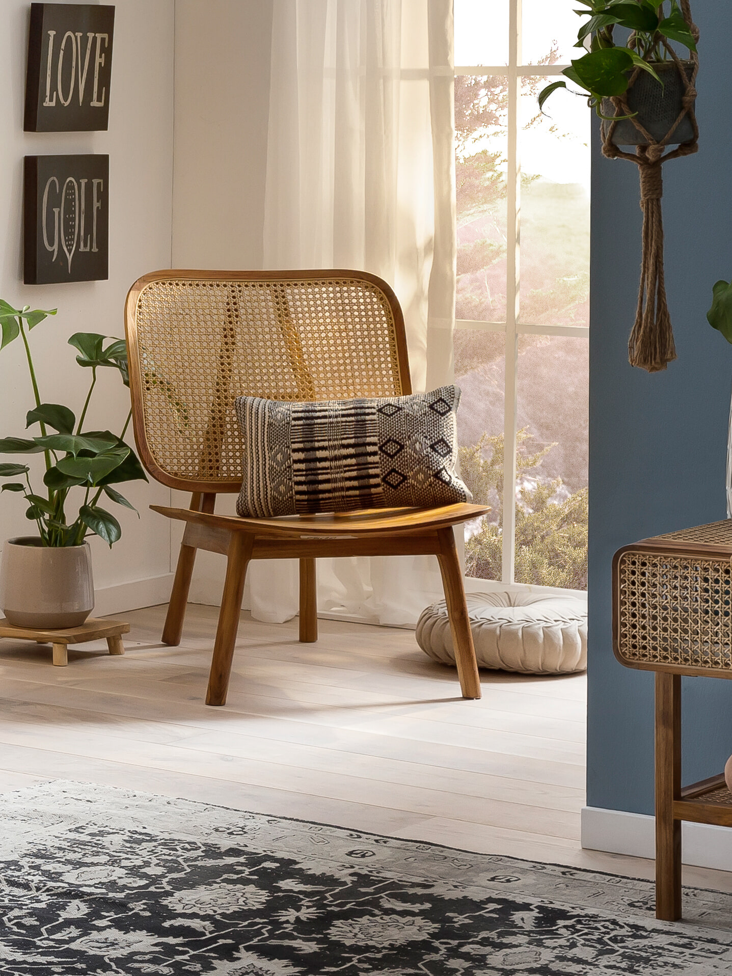 Artistiq Fauteuil 'Takeshia' Teak en rotan