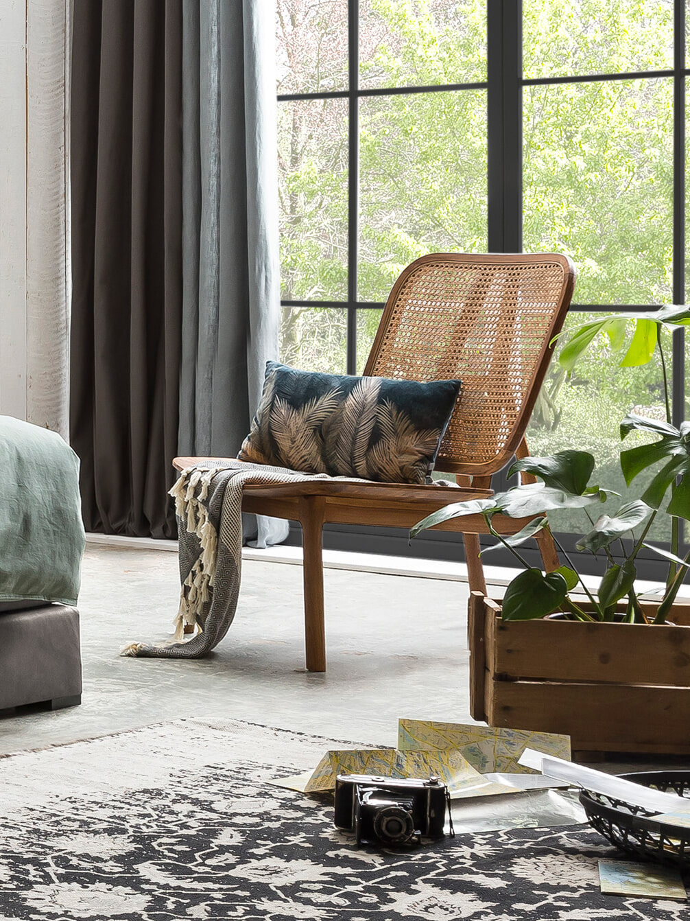 Artistiq Fauteuil 'Takeshia' Teak en rotan